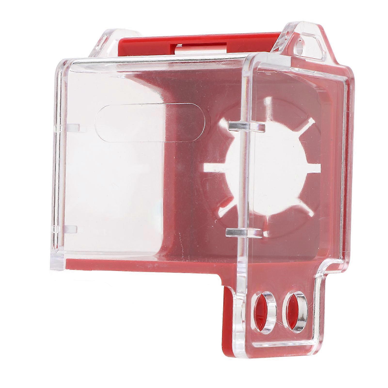 Emergency Stop PC Engineering Plastic Push Button Knob Switch Lockout Cover for Industrial Use