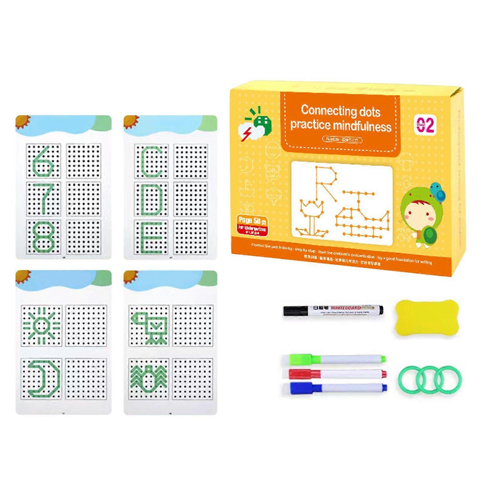 Magical Tracing Workbook Set - Reusable Pen and Eraser - Practice Tracing Books for Kids Tracing Workbook Set,Brand New