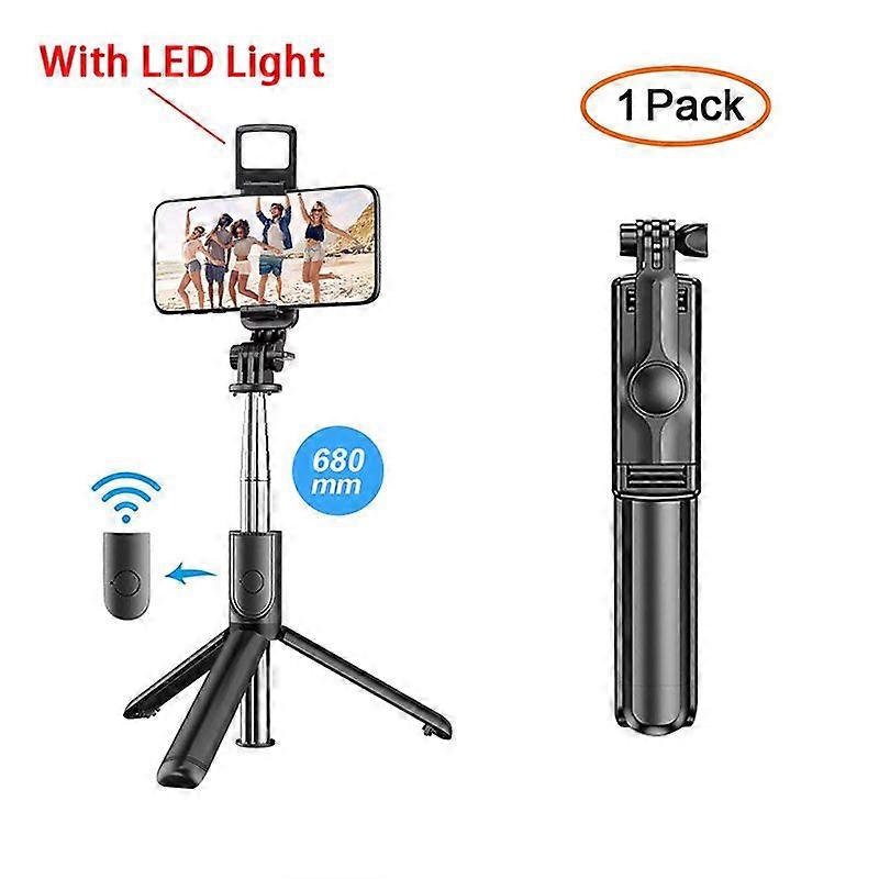 Xiaomi Wireless Bluetooth Selfie Stick Foldable Portable Tripod Fill Light Shutter Remote Control for Android iPhone Smartphone