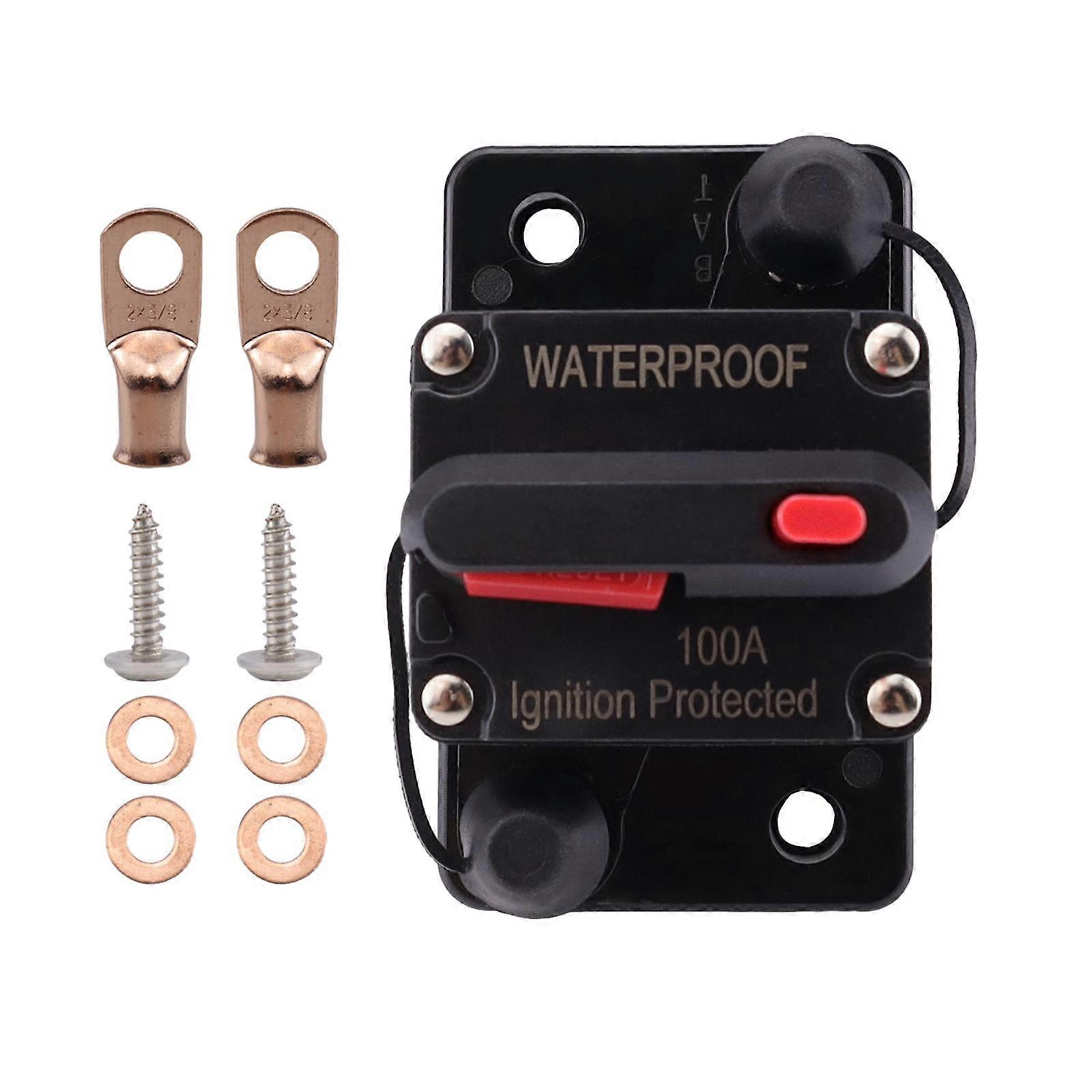 Marine Circuit Breaker Ignition protected with Manual Reset Surface Mount