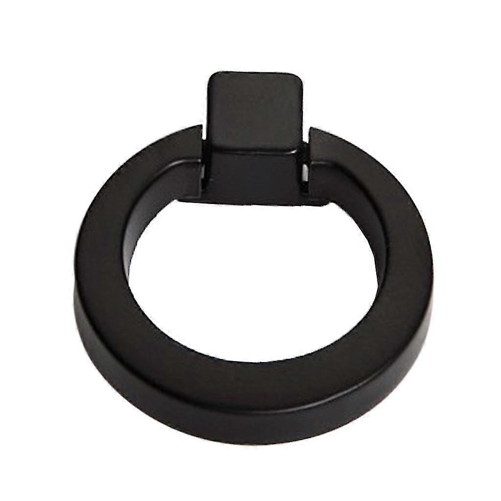 LM Ring Circle Door Handle Pull Cabinet Knobs Black DAL