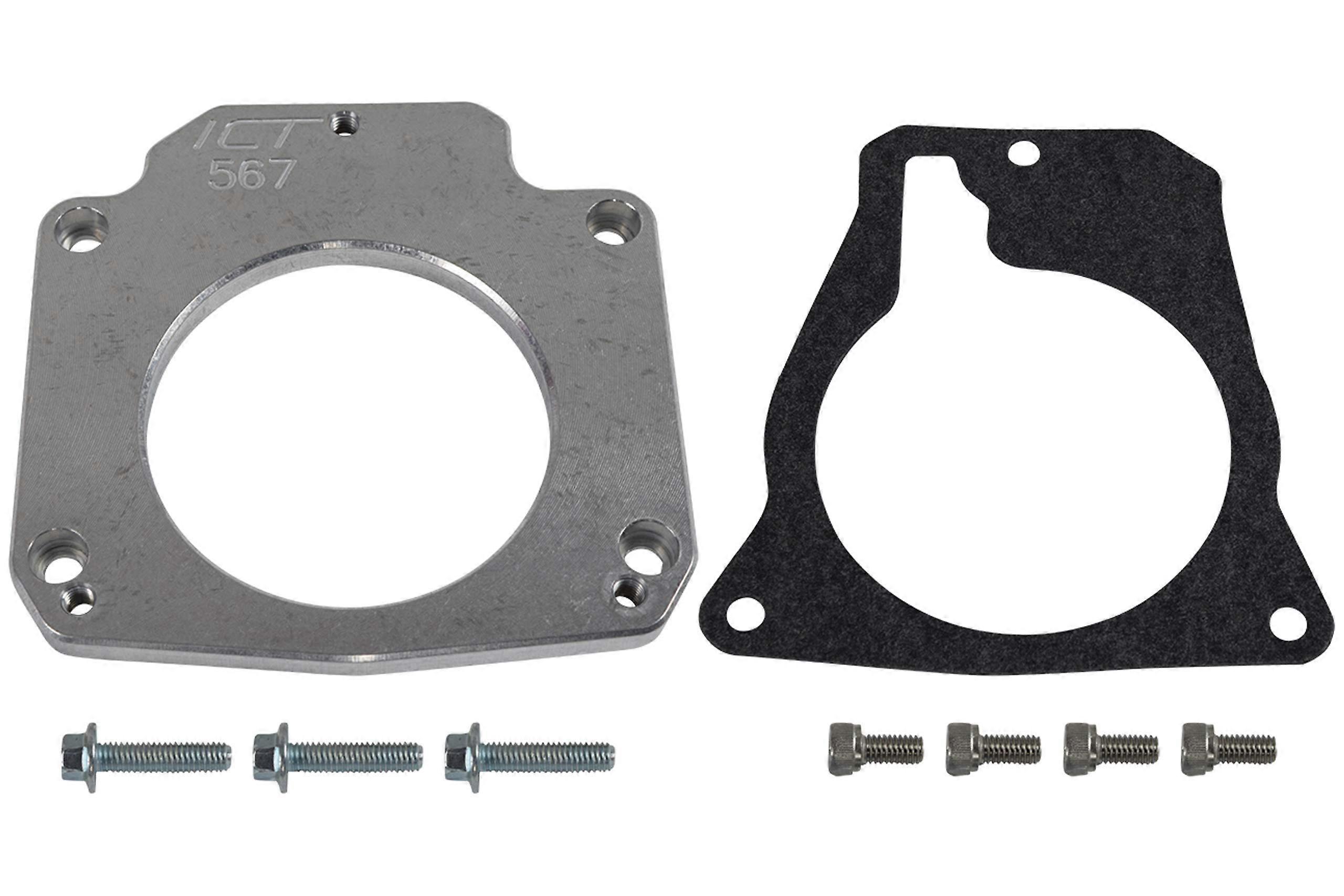 LS Drive By Wire Throttle Body Adapter Compatible with LS3 4 Bolt Intake to LS1 3 Bolt Throttle Body Conversion