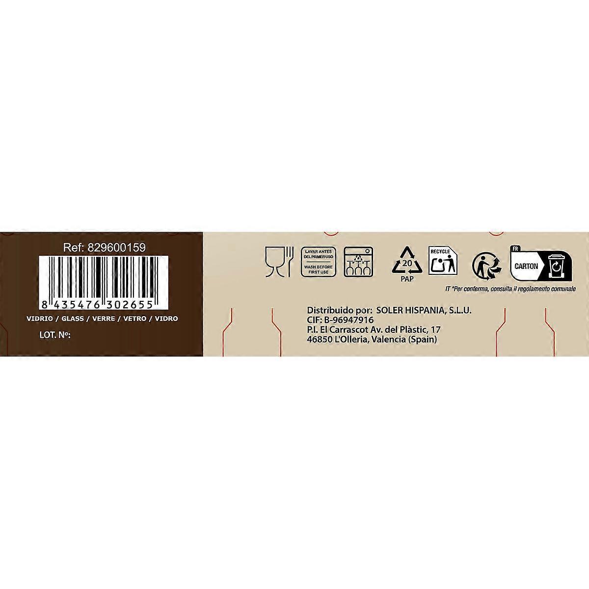 Delige Koffiekopjesset La Mediterránea Lima lineal 2 Stuks (36 Stuks)