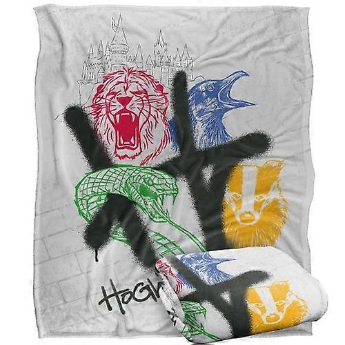 Harry Potter Hogwarts Graffiti Blanket
