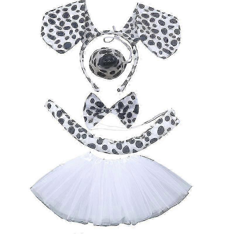 Teckel Chien Oreilles Bandeau Nœud Papillon Queue Jupe Gants Animal Déguisement