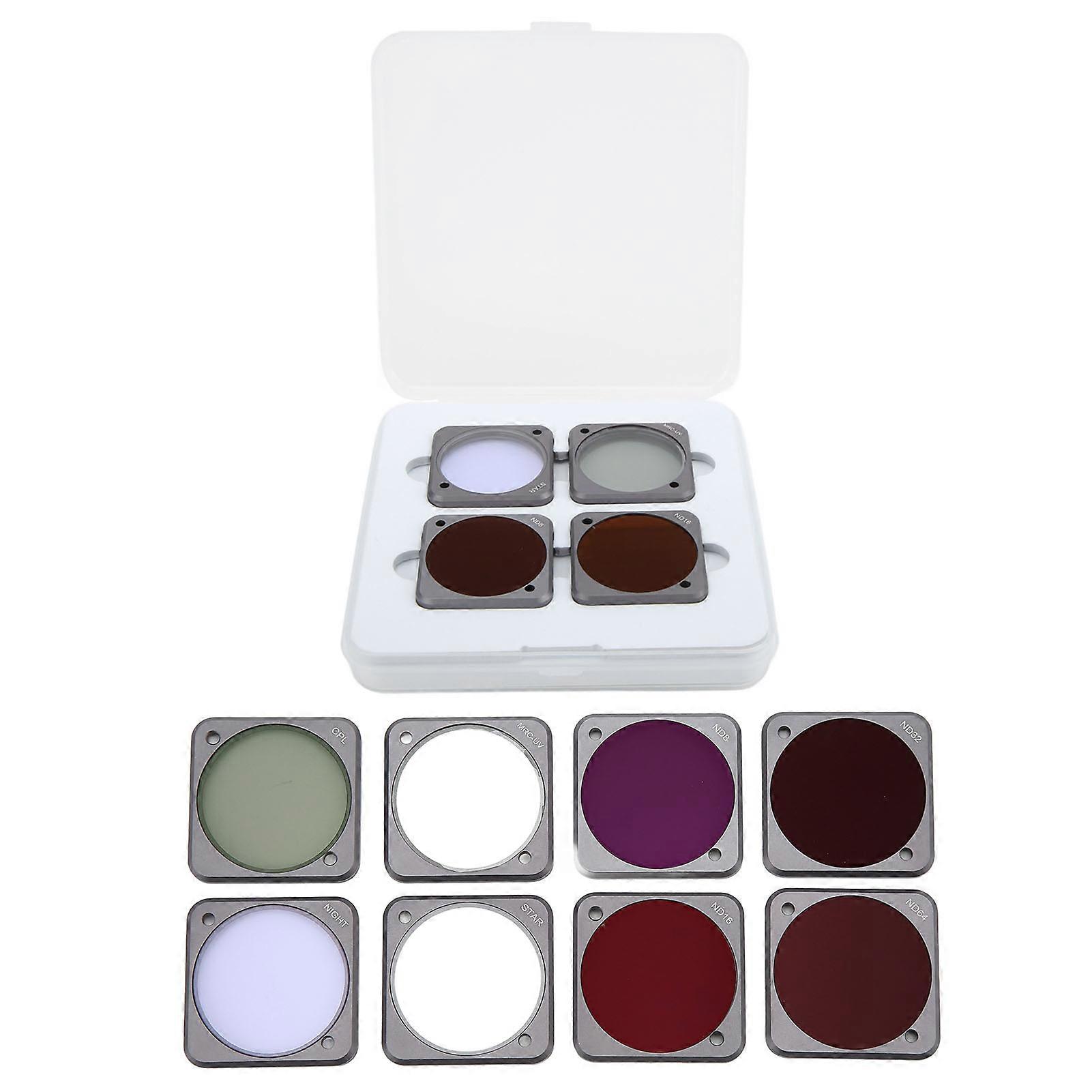 DJI Action 2 Camera Lens Filter Combo - Optical Glass CPL UV ND Star Filters Set