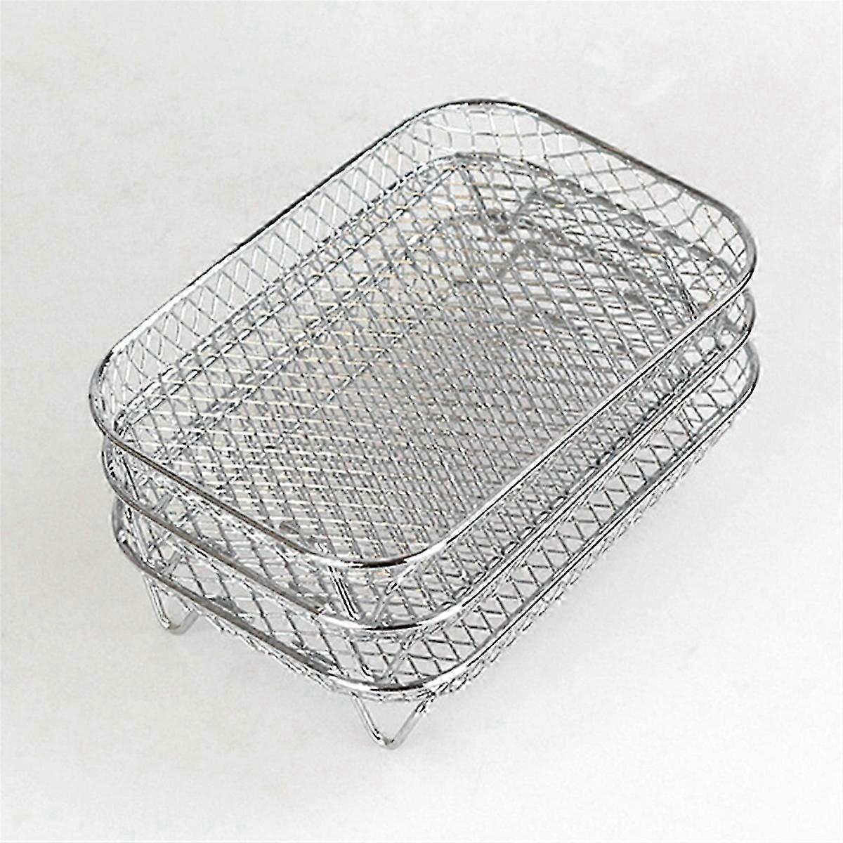 13-Piece Air Fryer Oven Set with 3-Tier Stackable Grilling Rack