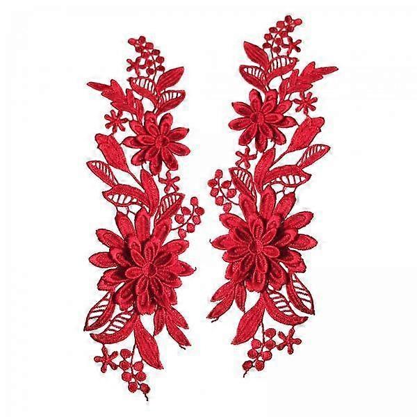 Delicate Floral Lace Embellishment Set for Garment Decoration