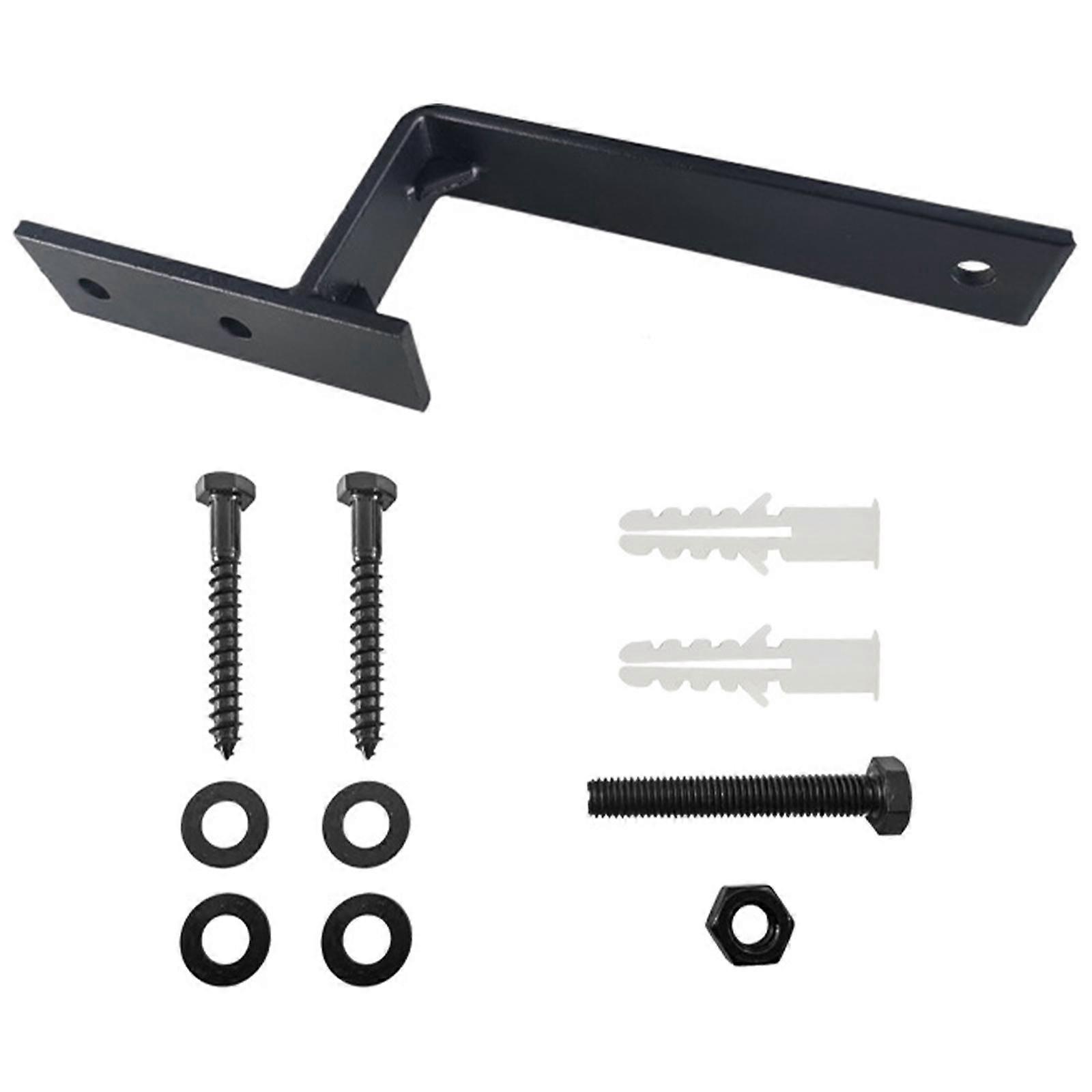 Sliding Barn Hanger Top Mounted Rail Integrated Bracket for Bedroom Closet