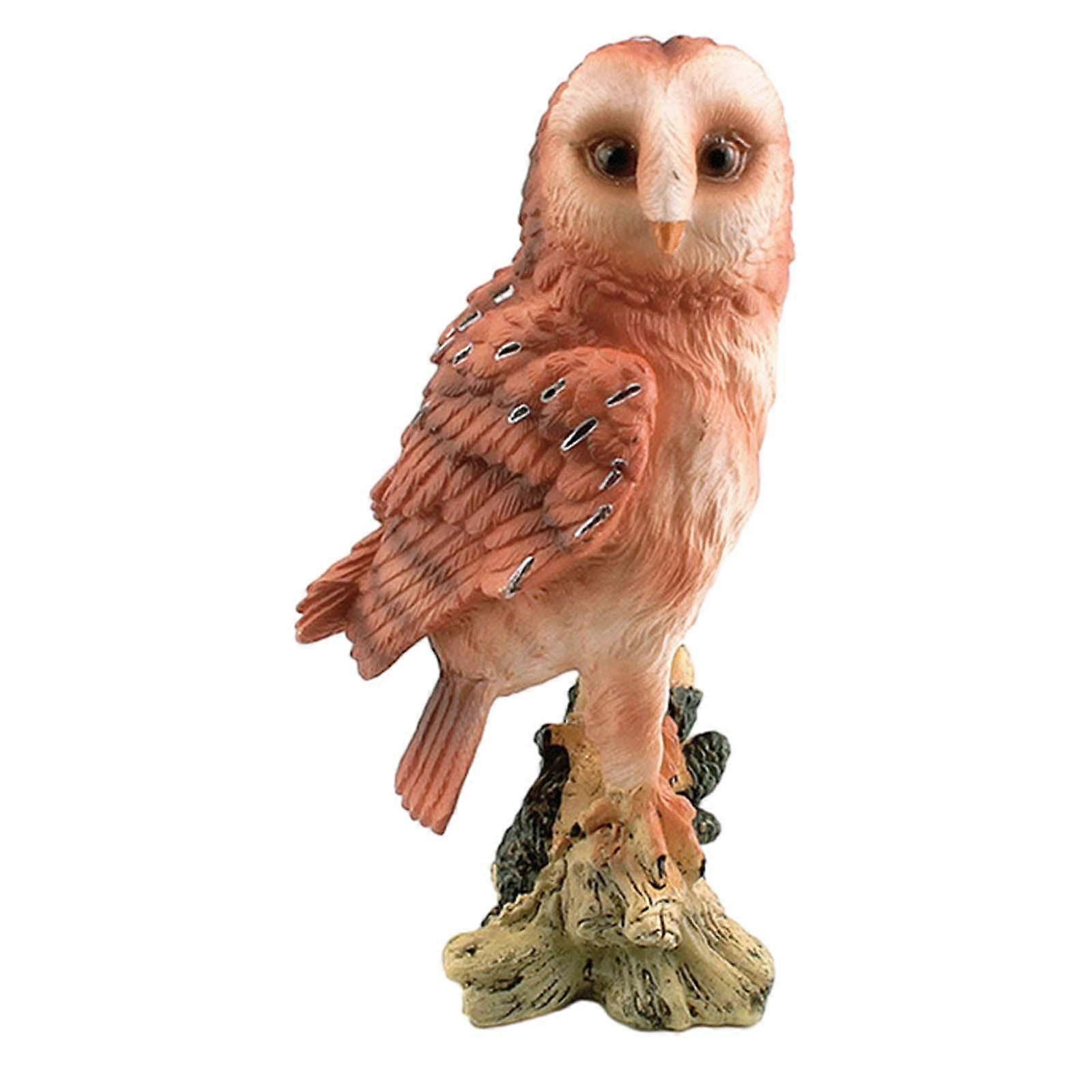 Simulation Owl Model Desktop Decor Science Animals Learning for Ornaments