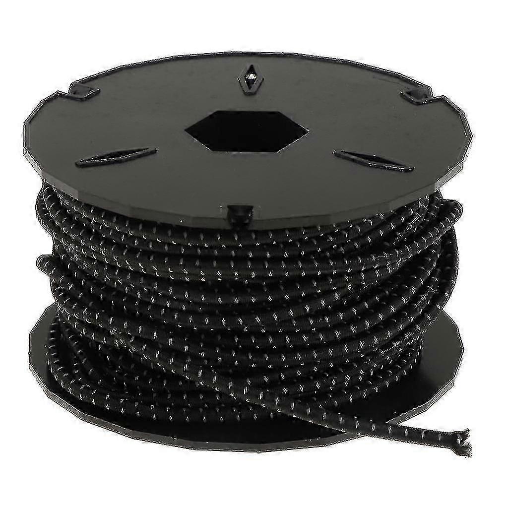 Cavo elastico marino da 3 mm - Fascia elasticizzata bianca e nera