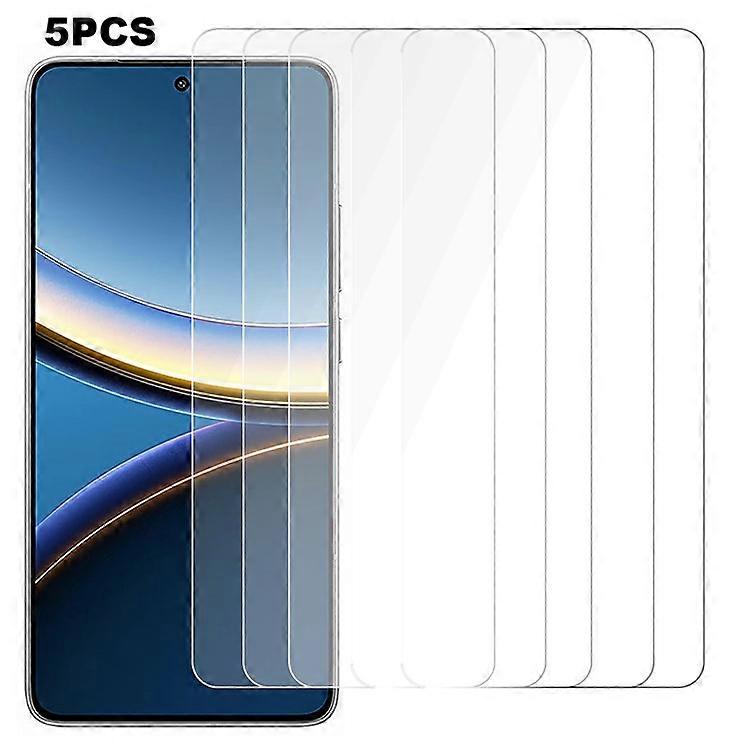 Xiaomi Poco F7 Pro 5Gフロントスクリーンプロテクター0.3mm 2.5D強化ガラスクリアフィルムに対応した5個