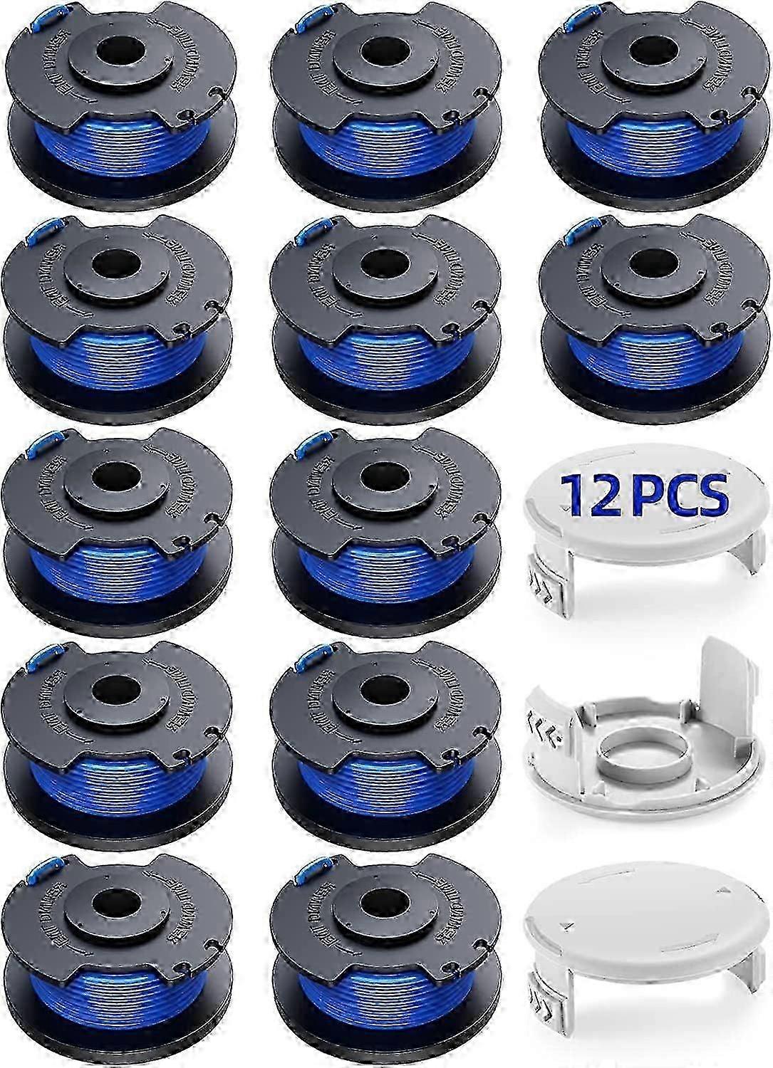 15 Spool Line Trimmer Suitable for Ryobi One +18v 24v 40v Line Trimmer, 1.65mm and 3.3m Length AC14RL3A Replacement Line Trimmer (12 Spool Line Trimme