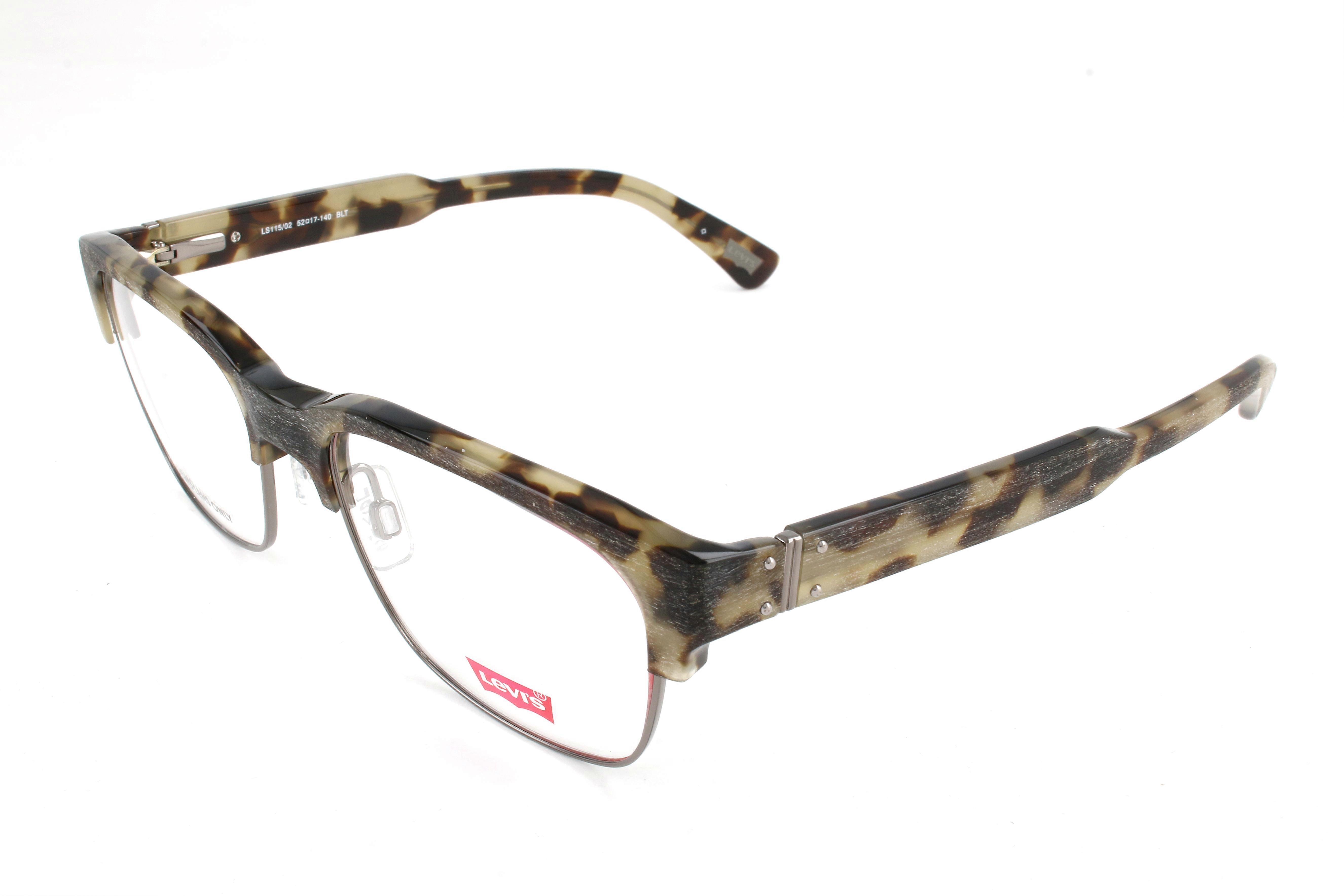 Eyewear Frames Levi s LS115 02 BLACK/TORTOISE 52/17/140 MAN
