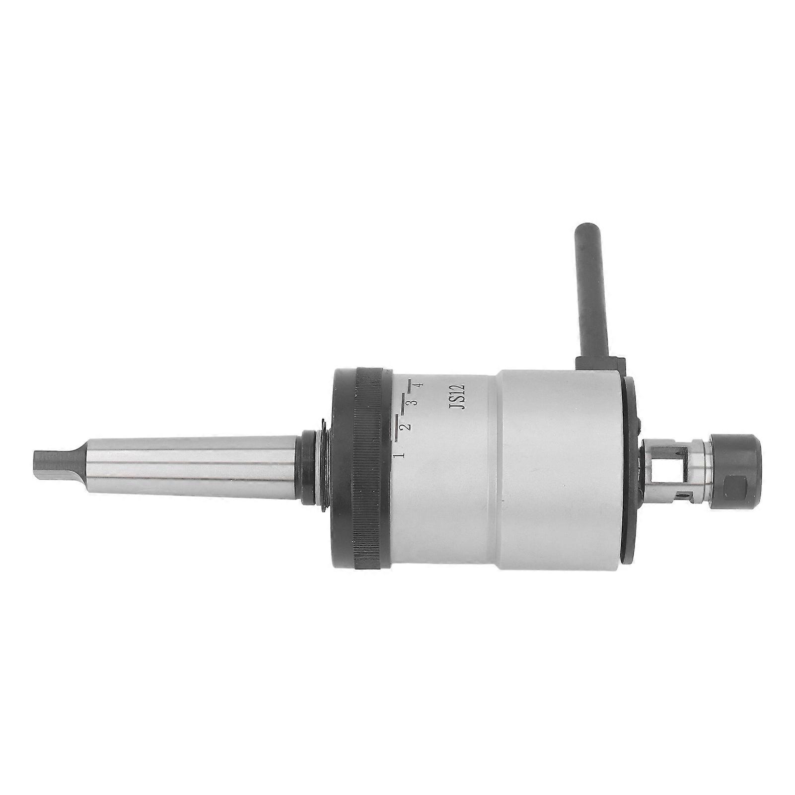 Reversible Tap Chuck Set High Speed Steel Self Reversing Tapping Head Hand Tool J4621 with 2MT 3MT Shanks 2 Collets 