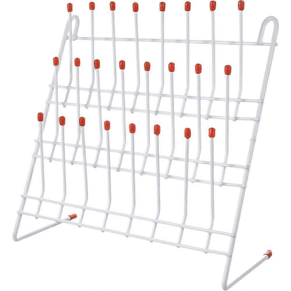 Tube Drying Rack, Laboratory Draining Rack, Glassware Cup Drying Holder, Steel Wire Test, Wall Mounting, Tree Stand, Cleaning Frame Tool