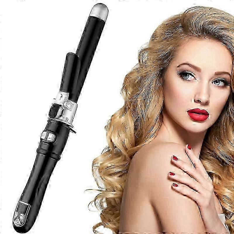 Fer à boucler rotatif automatique de 28 mm, baguette de bigoudi professionnel 1,1 pouce