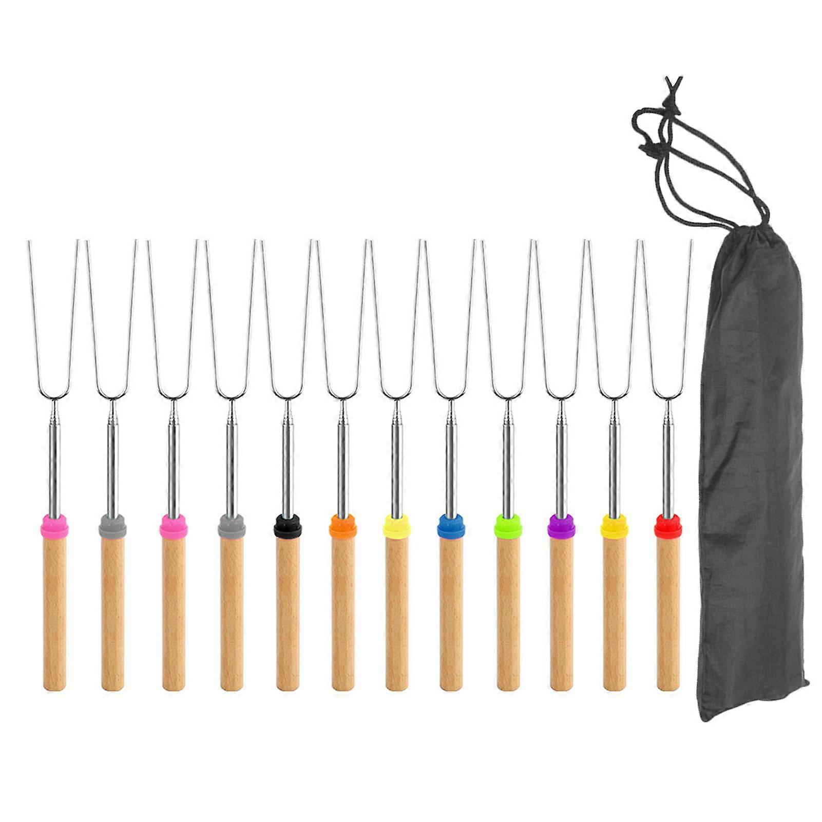 Marsh-mallows Roasting Sticks Versatile Design Hot Dog Roasting Stick Outdoor Party