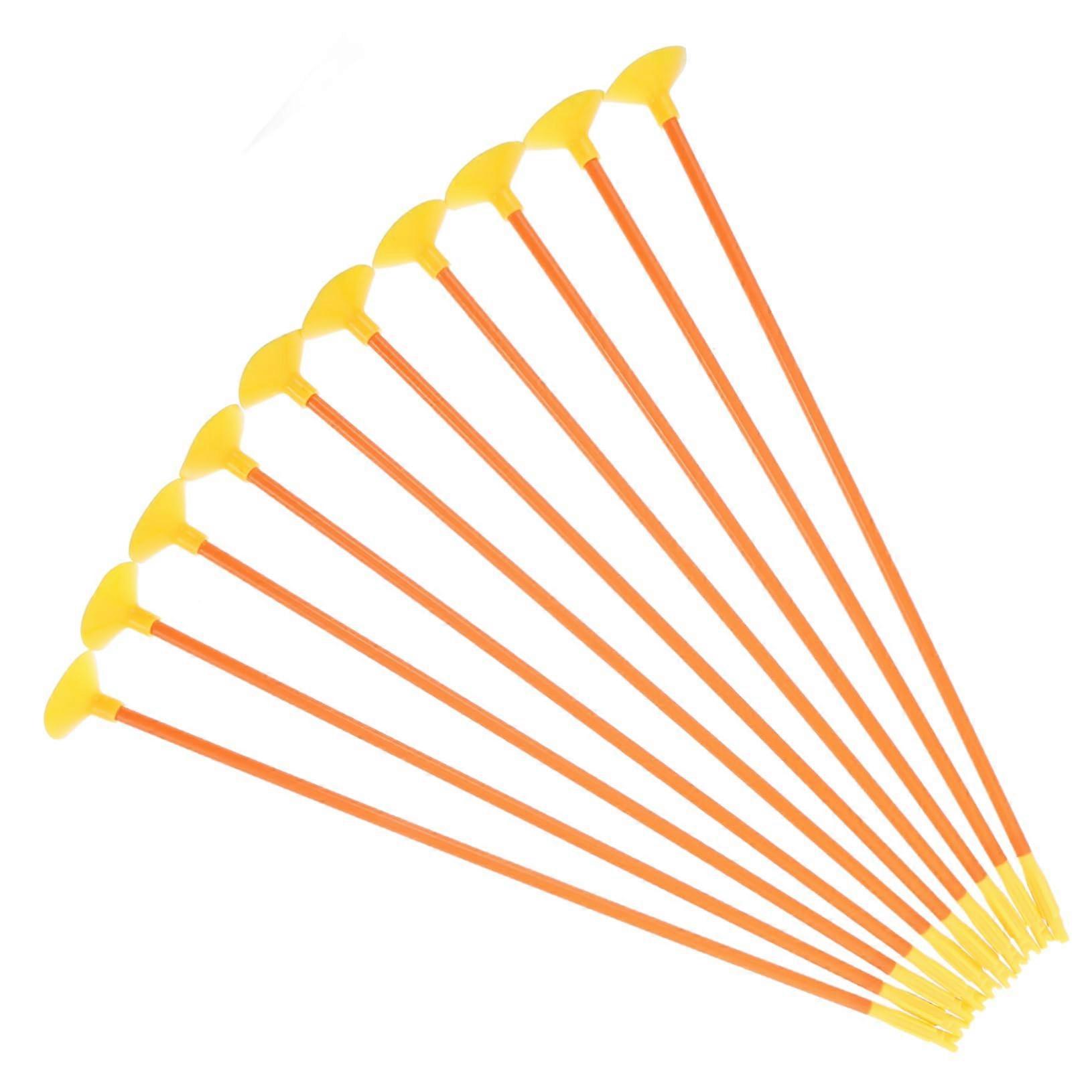 10 pieces suction cup arrows for durable toy arrows with suction cups for archery training and arrow bag for transport and storage