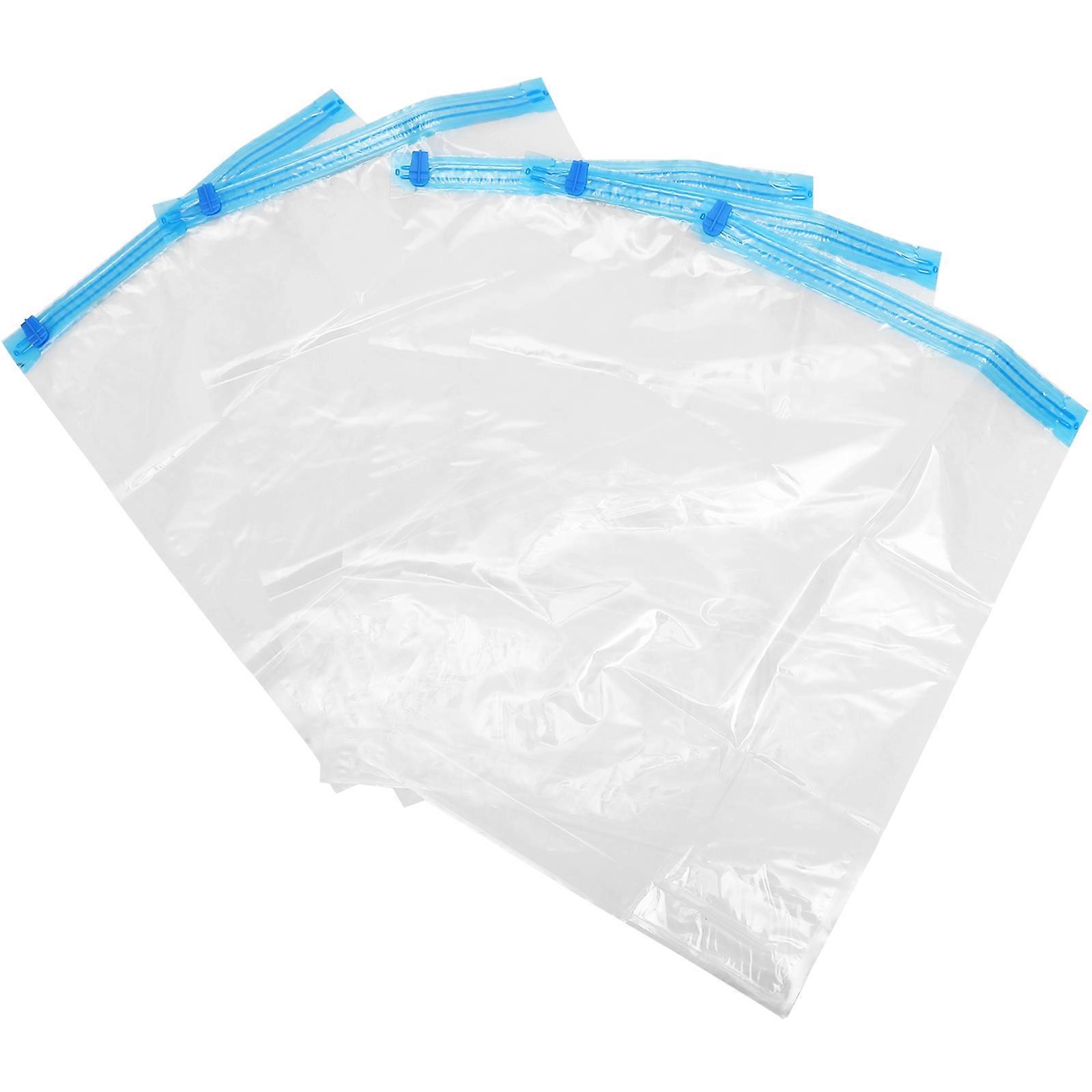 Vacuum Bags Dustproof Space Saver For Clothing Bedding Mattress Simple Design Assorted Color 50x35cm 5Pcs