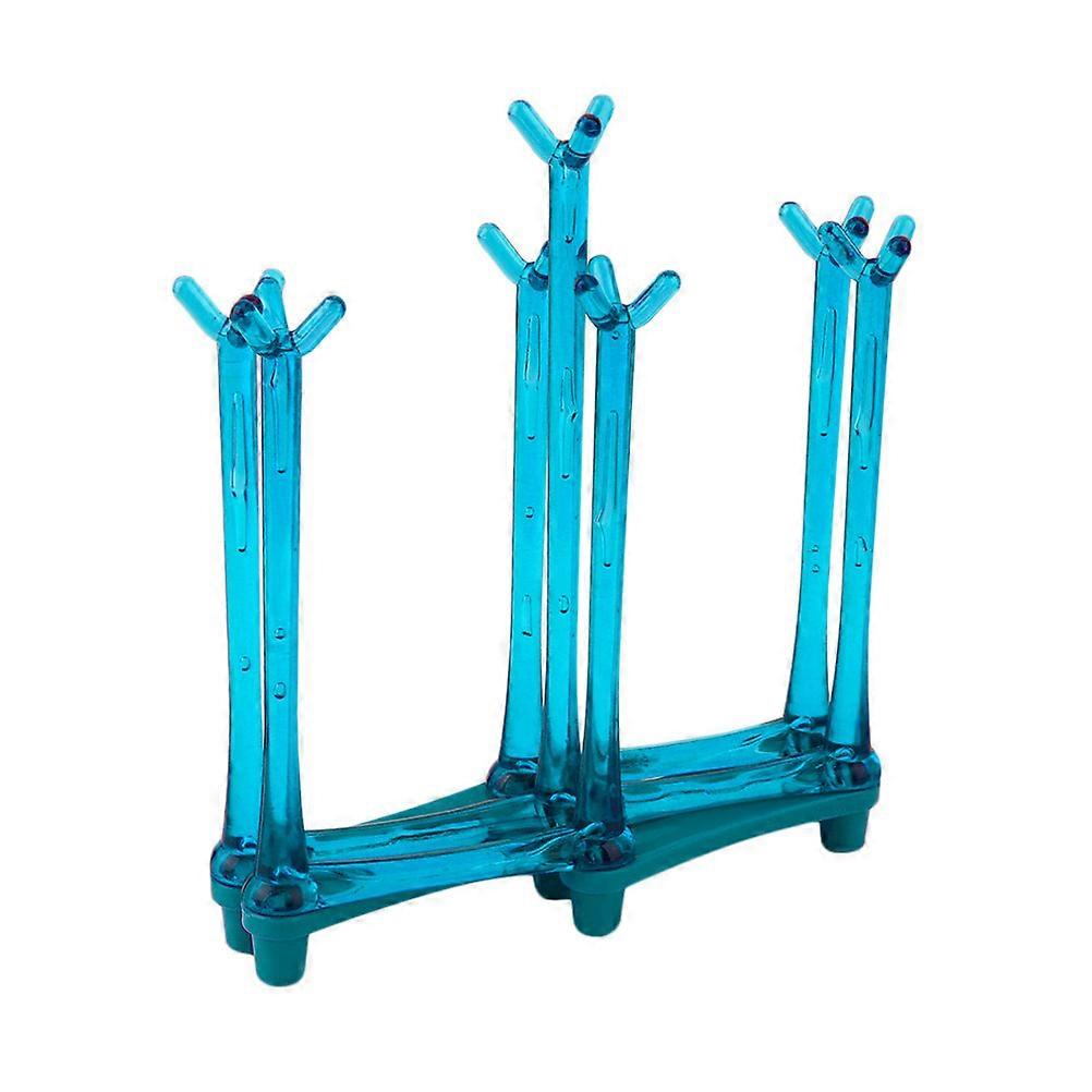 Water Bottle Holder Cup Drying Rack Simple Folding Design Plastic Material 7.1 3.1 6.7in 1Set