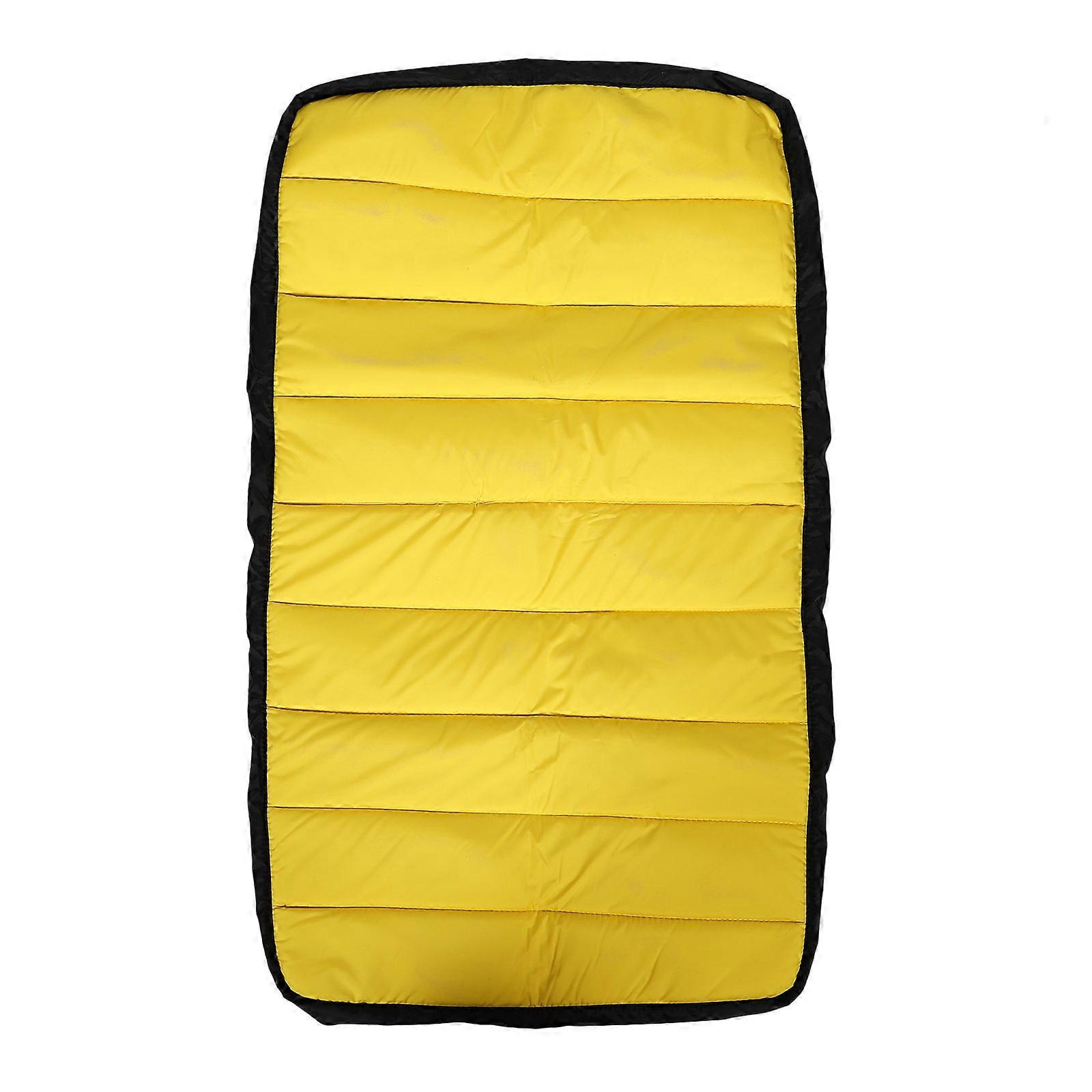Weather Proof Tractor Seat Cover Durable Protective Tractor Seat Outdoor Use Yellow 70.00X35.00X12.00cm 1Pack