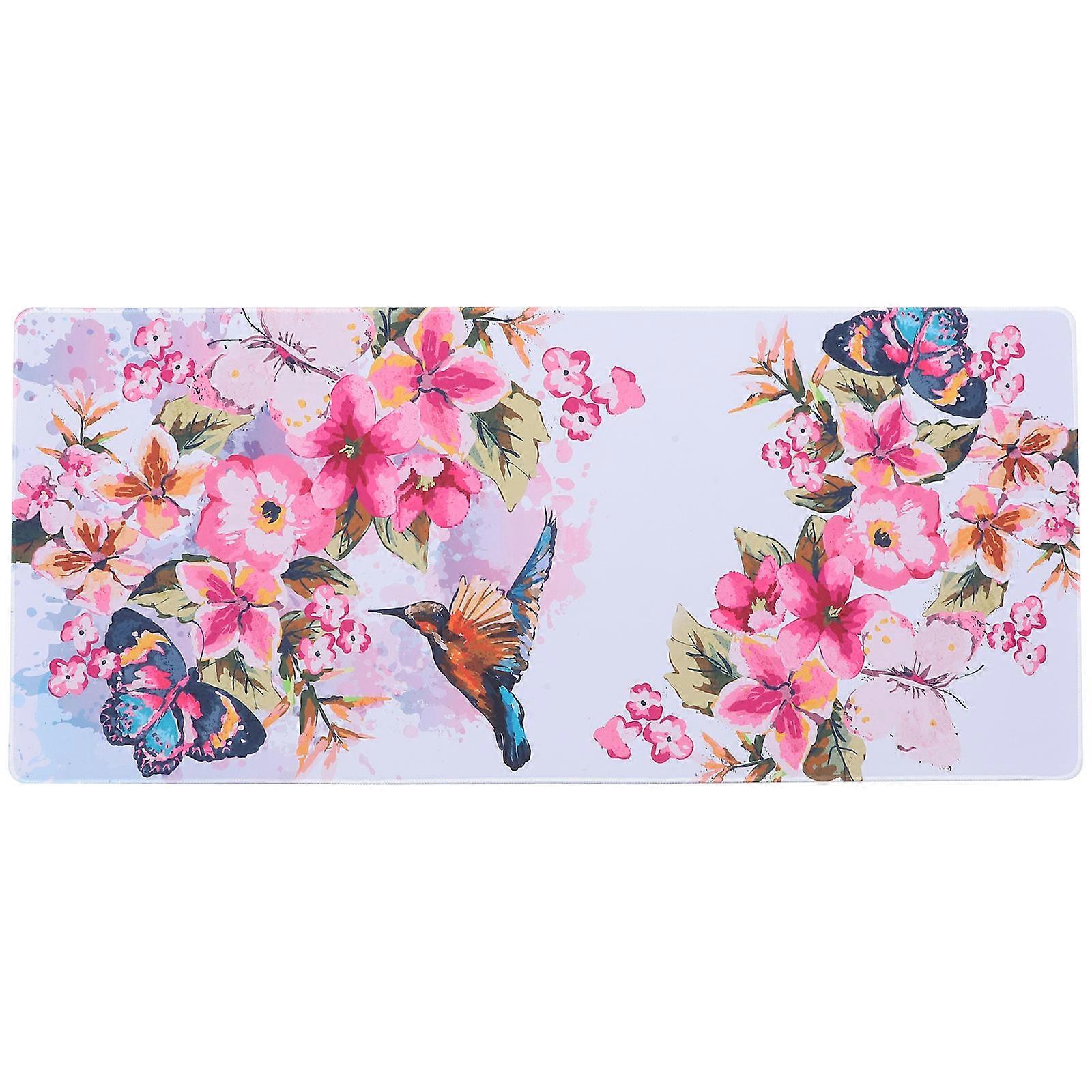 Protective Table Pad Multi-Functional Desk Mat Elegant Design Natural Rubber Waterproof 90.00X40.00X0.30CM 1Set