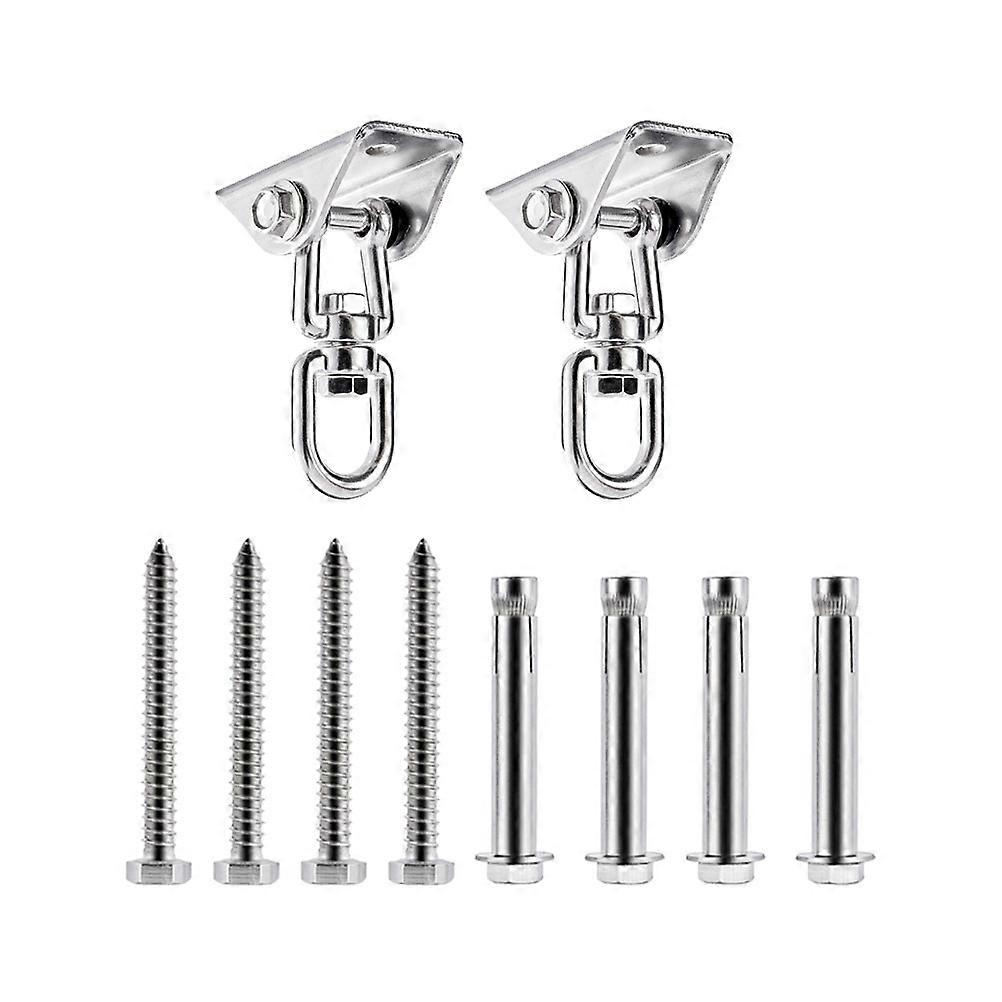 Heavy Duty Swivel Hooks Swing Hanger Bracket For Swing Chair Use Stainless Steel 2Pcs