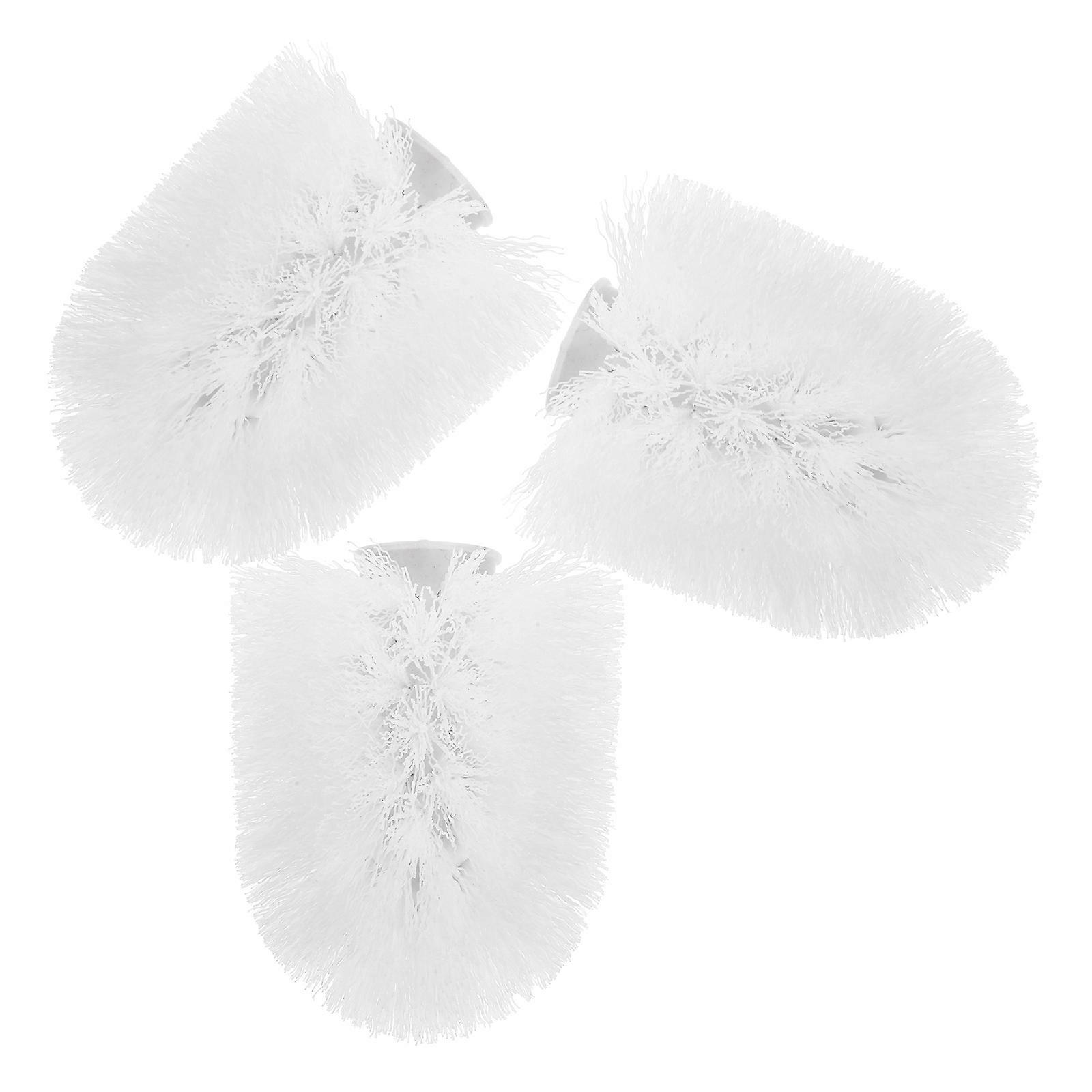 Toilet Cleaner Replacements Ipetboom 5-Pack Toilet Brush Replacement Heads - Durable Plastic With Dense Bristles Toilet Brush Heads