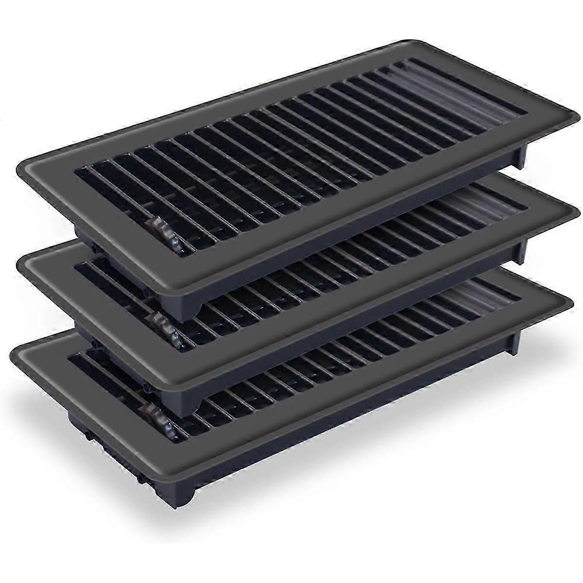 3個入りフロアベント、4x10インチフロアレジスターフロアベントカバー、高耐久エアフロアベントカバー、家庭用