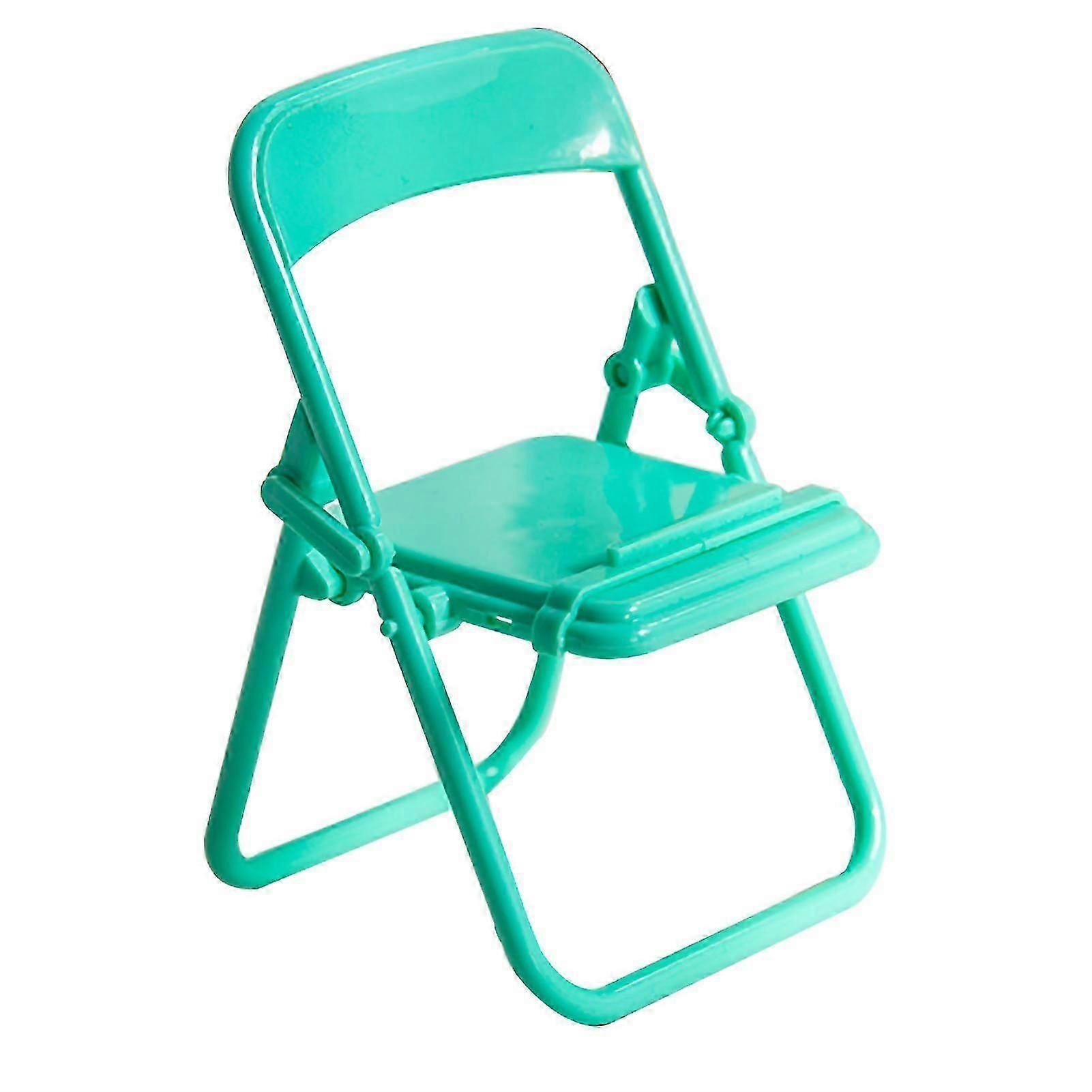 Mint Green - Plastic Folding Stand Bracket for Students Dormitory Tabletops
