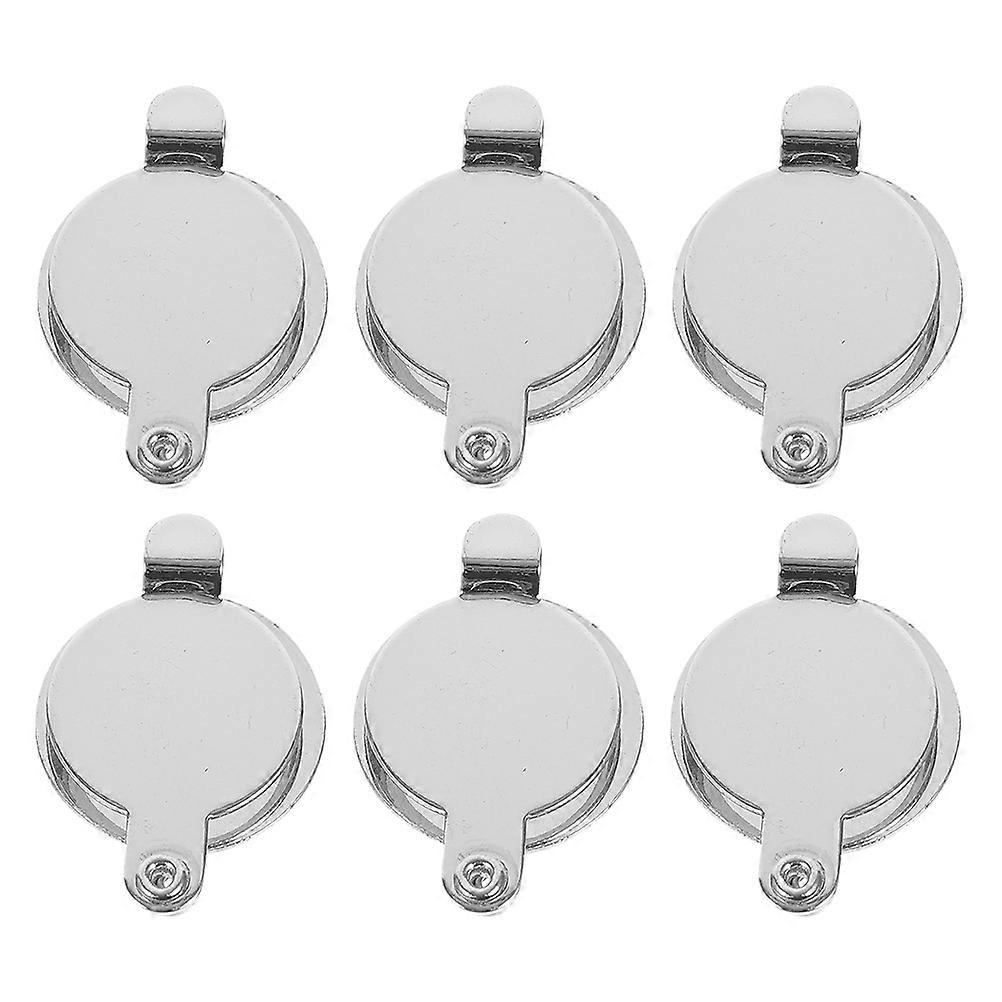 6pcs Door Viewer Peephole Cover Durable Privacy Protector for Enhanced Security in Apartments & Hotels, Easy Installation, Conceals Peephole for