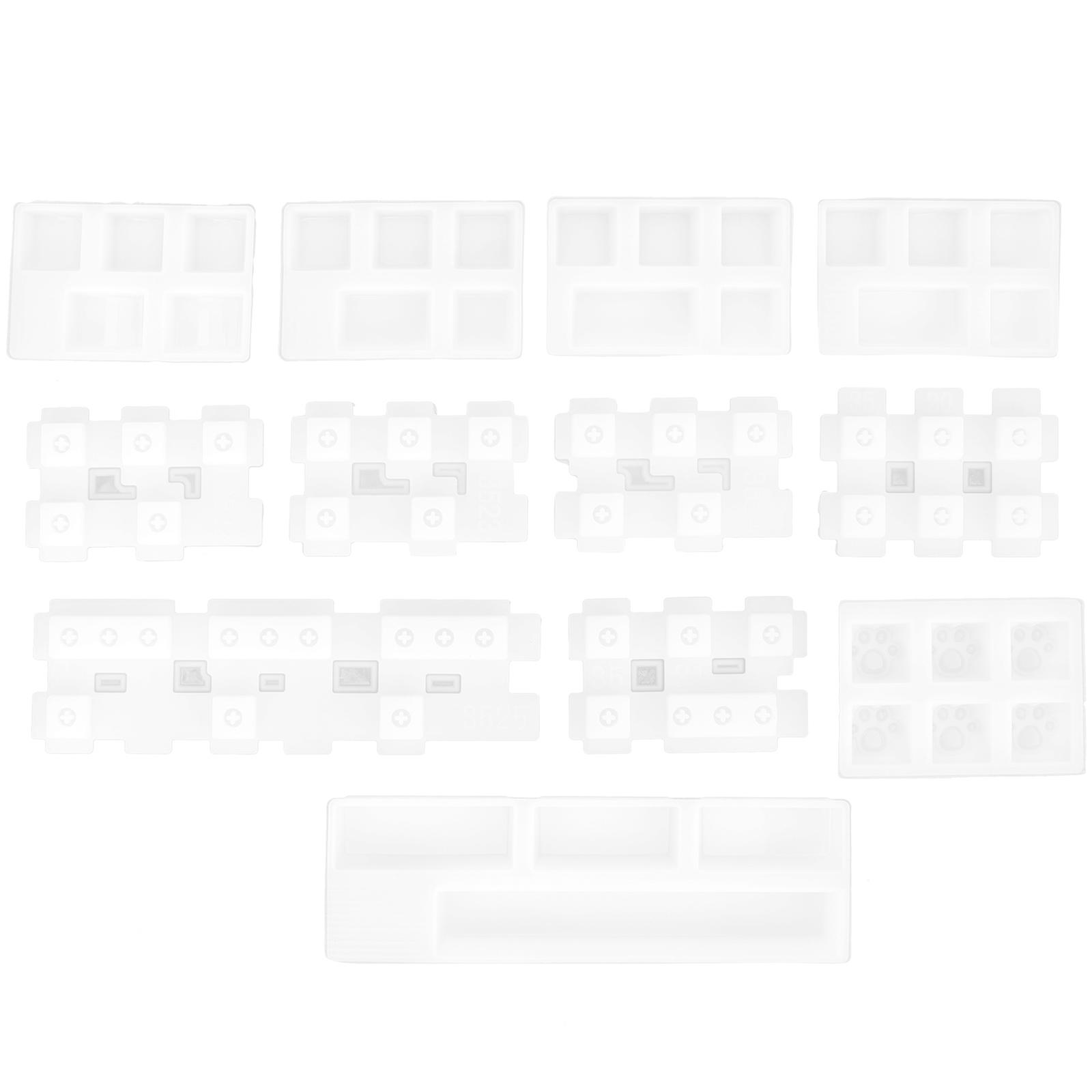 Resin Keycaps Mold Silicone Keycap Molds Mechanical Gaming Keyboard Style Craft Making Blank Keycap Shape 1 Set