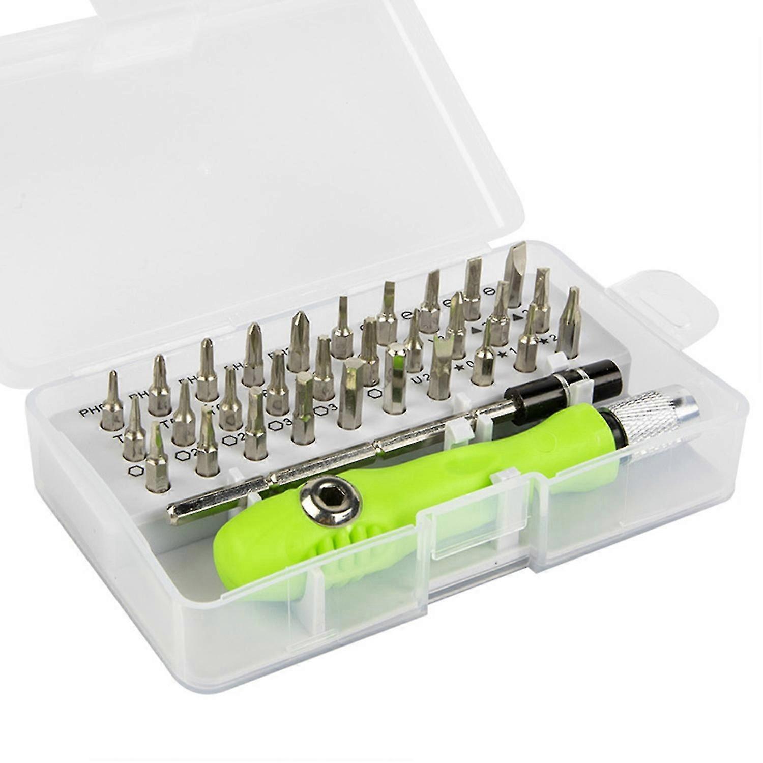 2025 Latest Model 32Pcs/Set Screwdriver Kit Cushion-grip Handle Strong