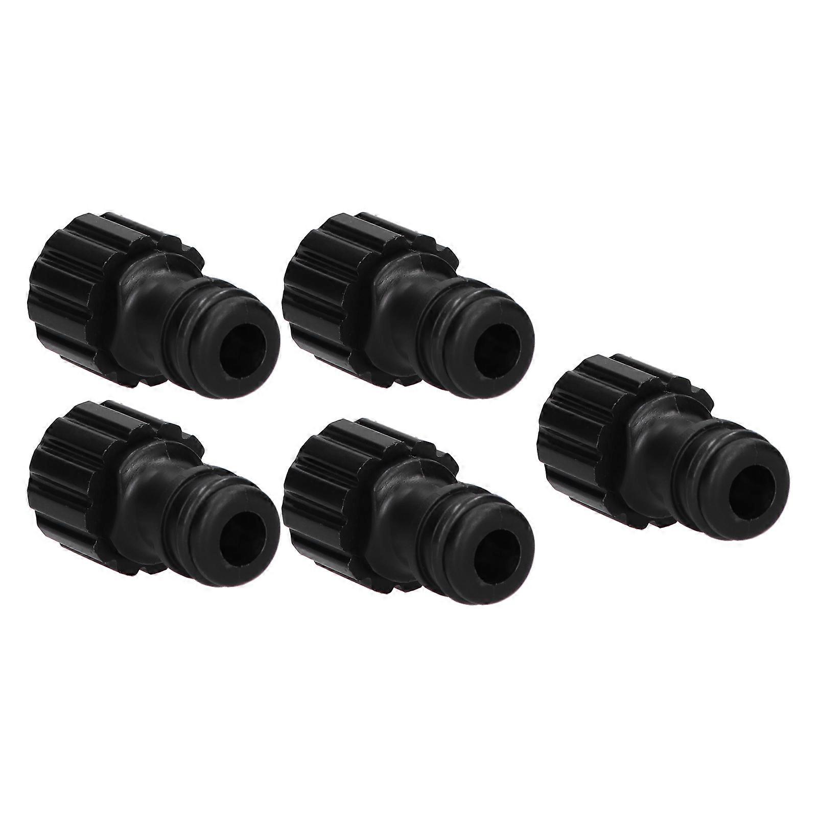 5PCS G3/8 Female Thread Nipple Connector Plastic Faucet Quick Connector Garden Irrigation Water Pipe Fittings