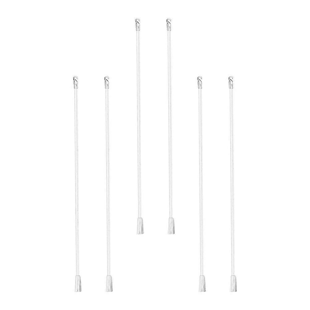 6 Pcs Plastic Vertical Blind Wands   Easy Pull Rods for Smooth Blinds Operation   Household Window Accessory Set