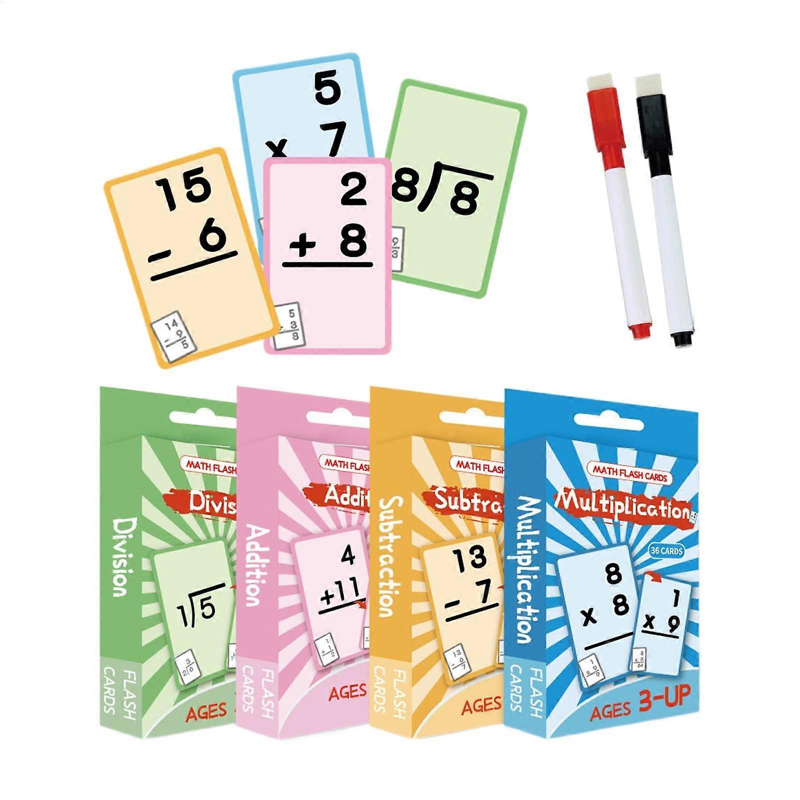 early math learning flashcards