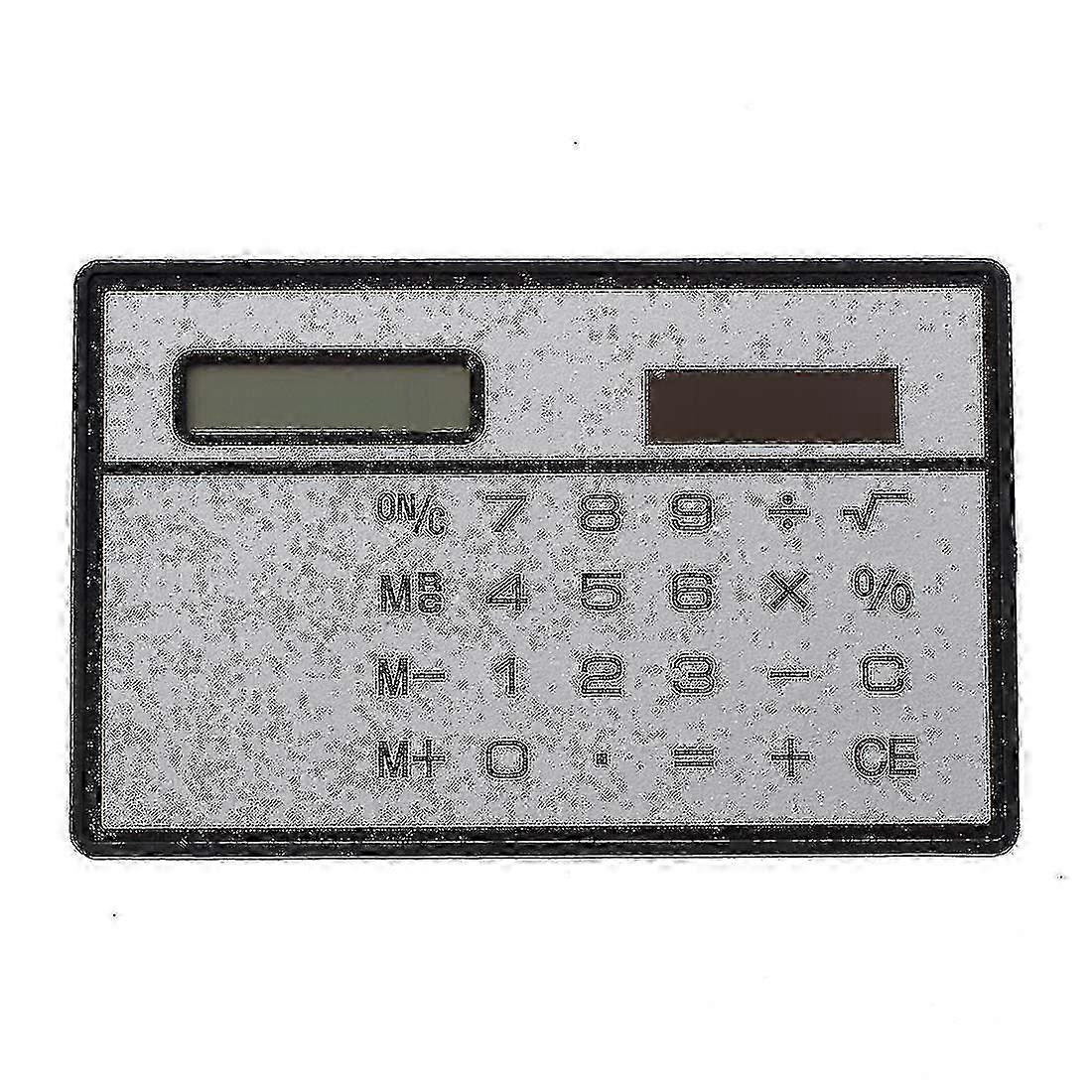 Pocket Calculator in Credit Card Size Solar Powered