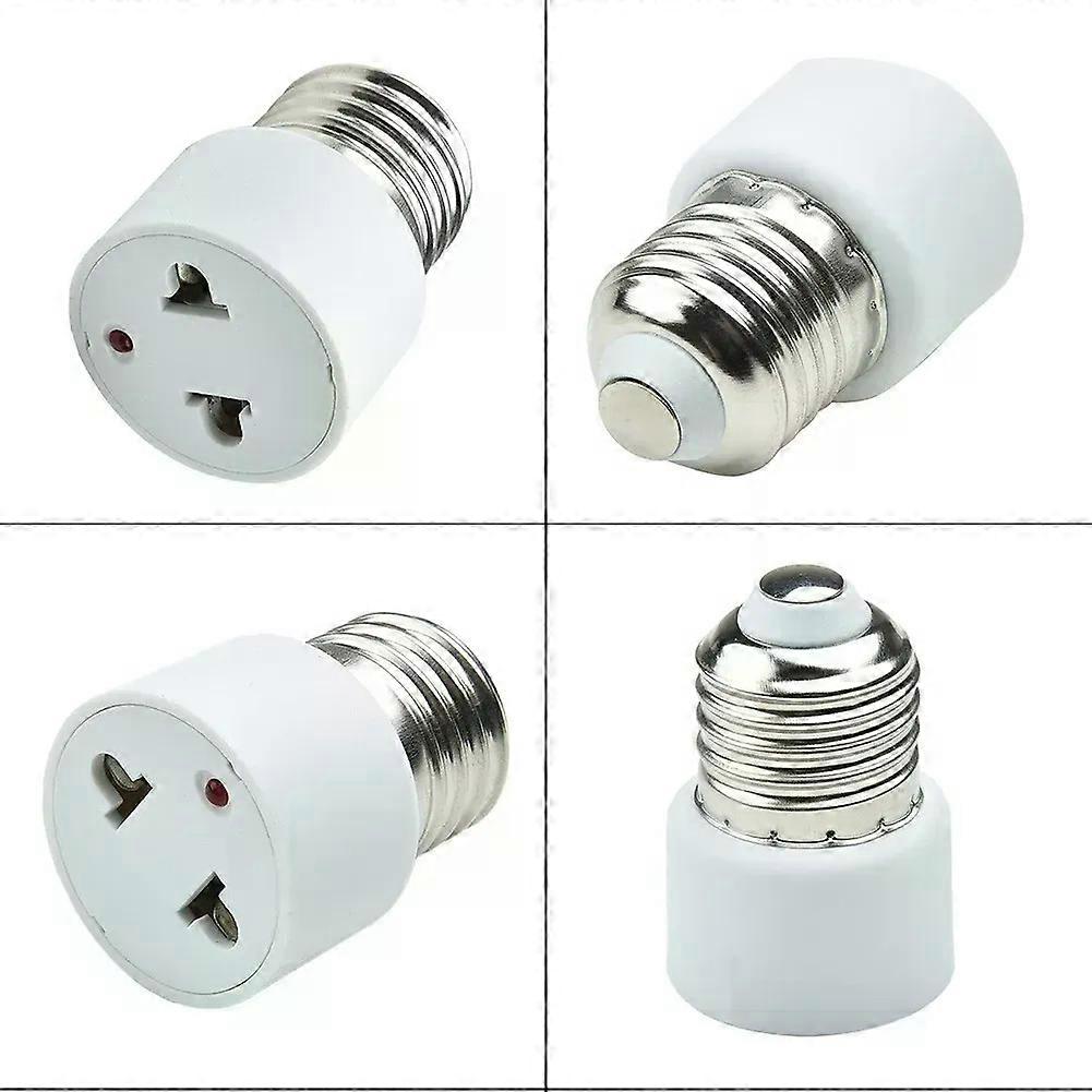 E27 Bulb To US/EU Plug Light Fixture Bulb Base Lamp Socket Adapter Convert E27 Base To Regular US/EU Plug Power Plug Adapter