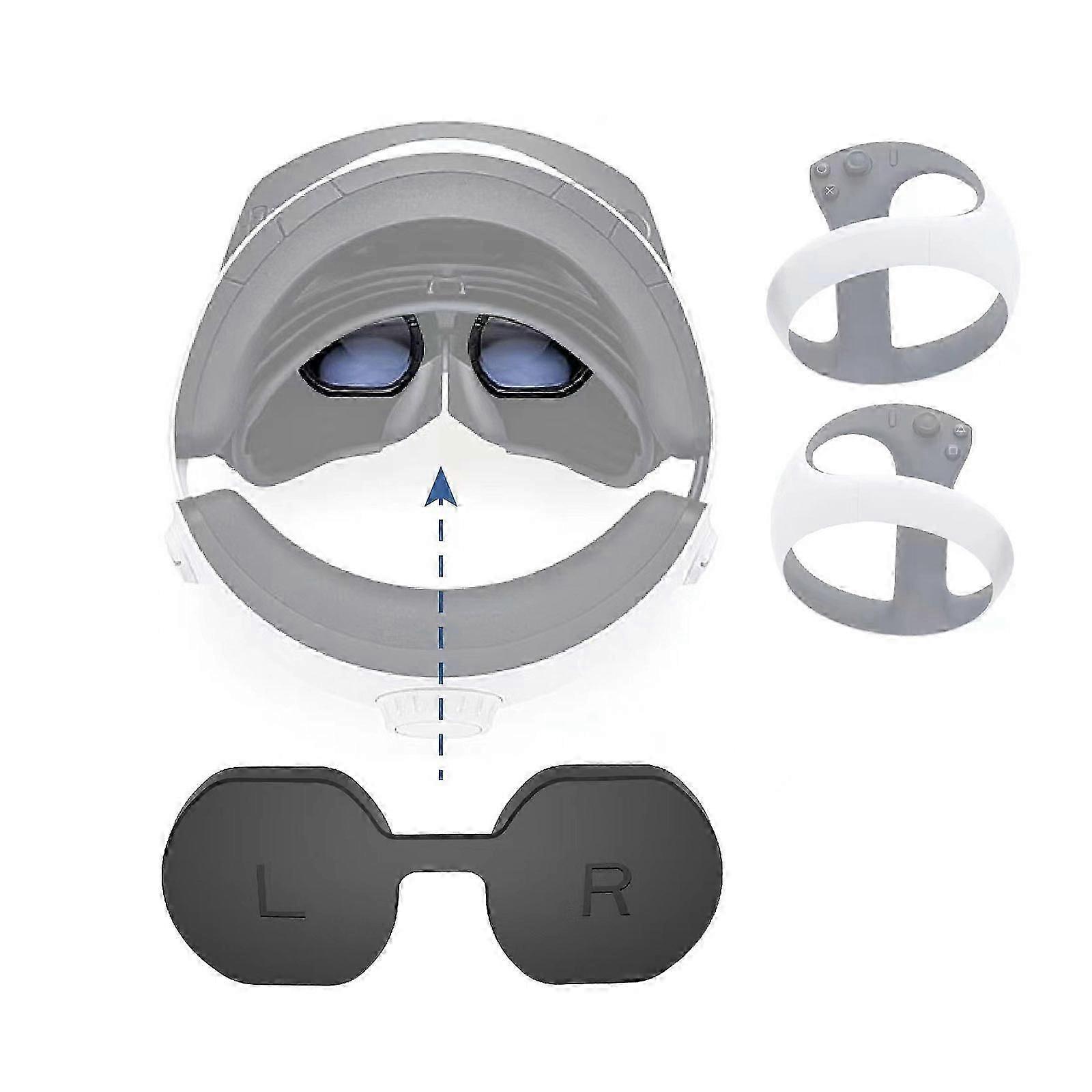 כיסוי מגן עדשה לעדשת PS VR2, קסדה הגנה מפני אבק כיסוי עדשה מעובה לאביזרי Ps Vr2