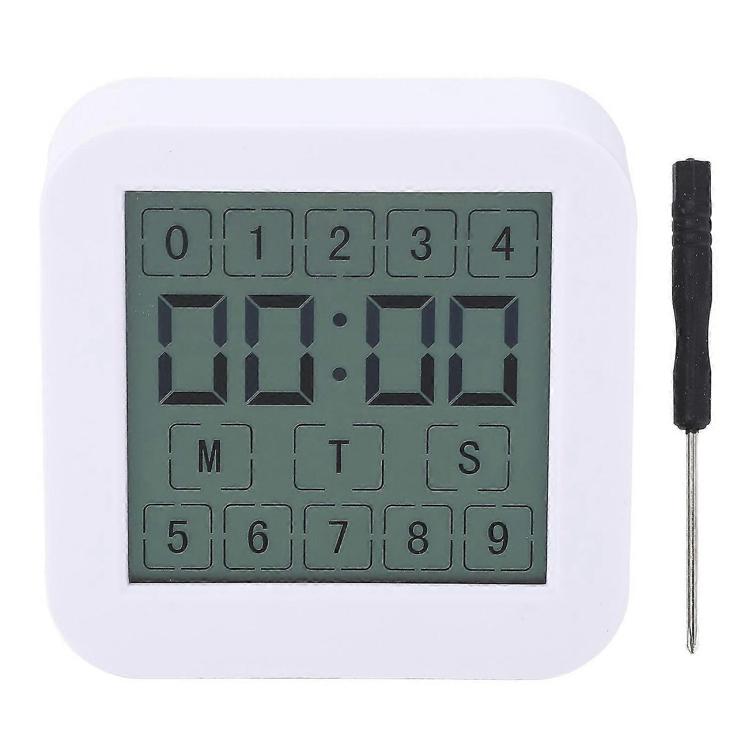 Multifunctional Timer Countdown Clock Temperature Humidity Mode Touchscreen Digital Display Timer