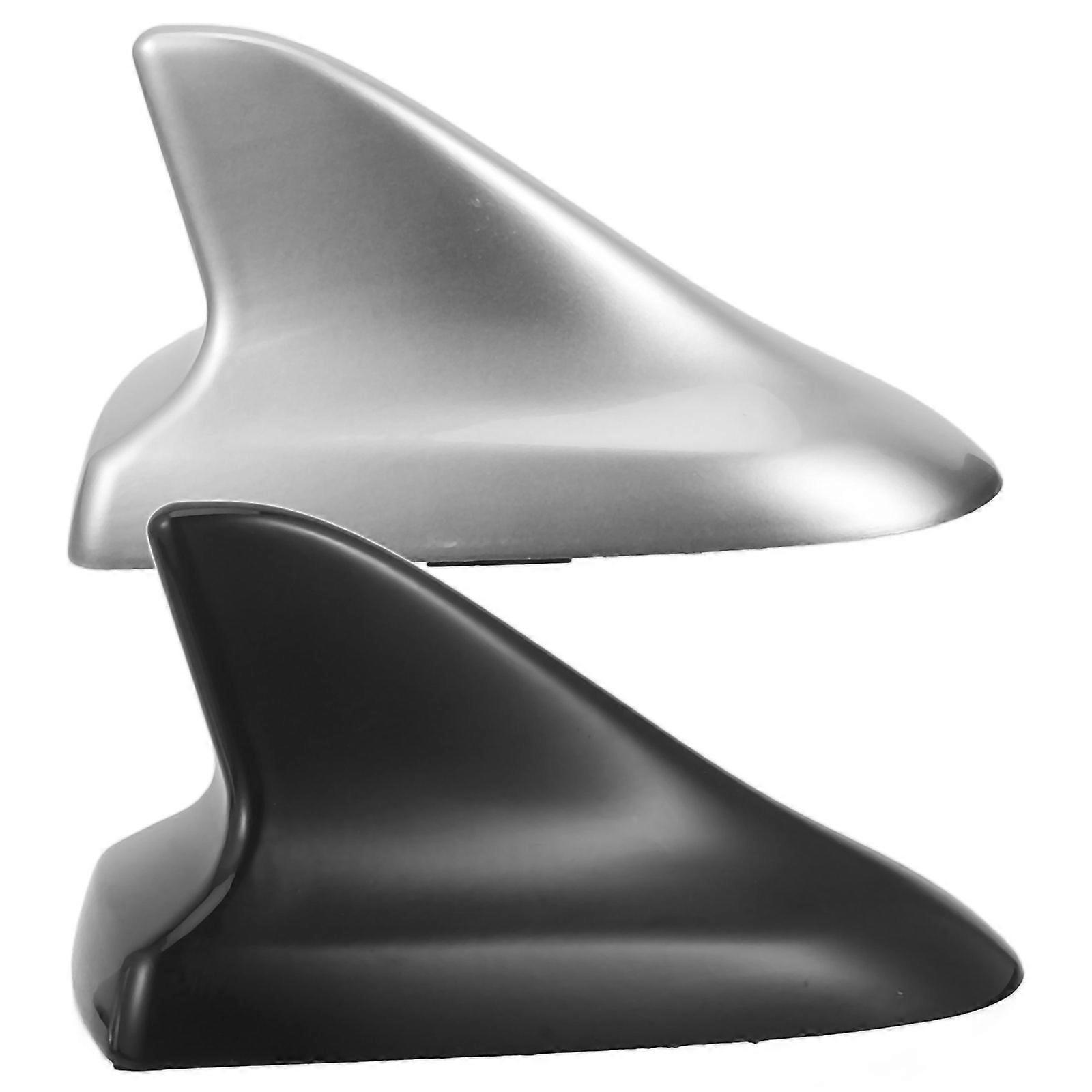 2pcs Fin Antenna Decoration for Car Roof Spoiler Ornament – Stylish, Durable, Color Fast Design to Enhance Vehicle Appearance