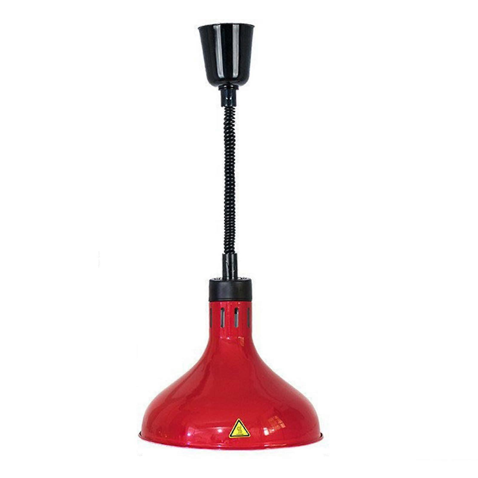 Food warming lamp, adjustable length 6–180 cm, for fries, vegetables, soup (F).