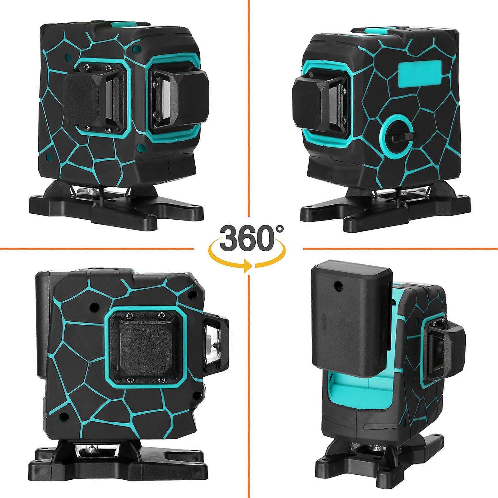 Multifunkční 3D 12 laserový nivelační nástroj Vertikální horizontální čáry s funkcí 3° samonivelace