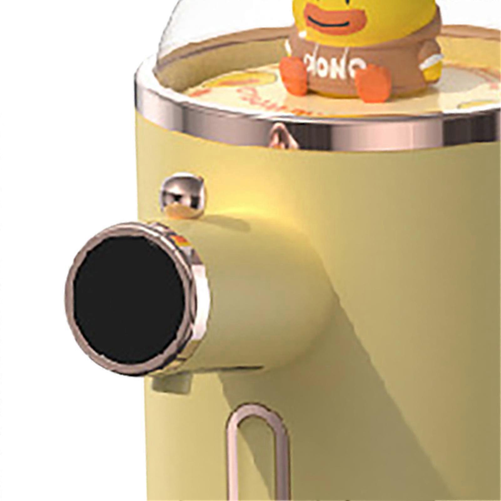 Automatic Foam Soap Dispenser Cute Intelligent Infrared Sensor Waterproof Rechargeable Touchless Automatic Soap Dispenser Yellow 