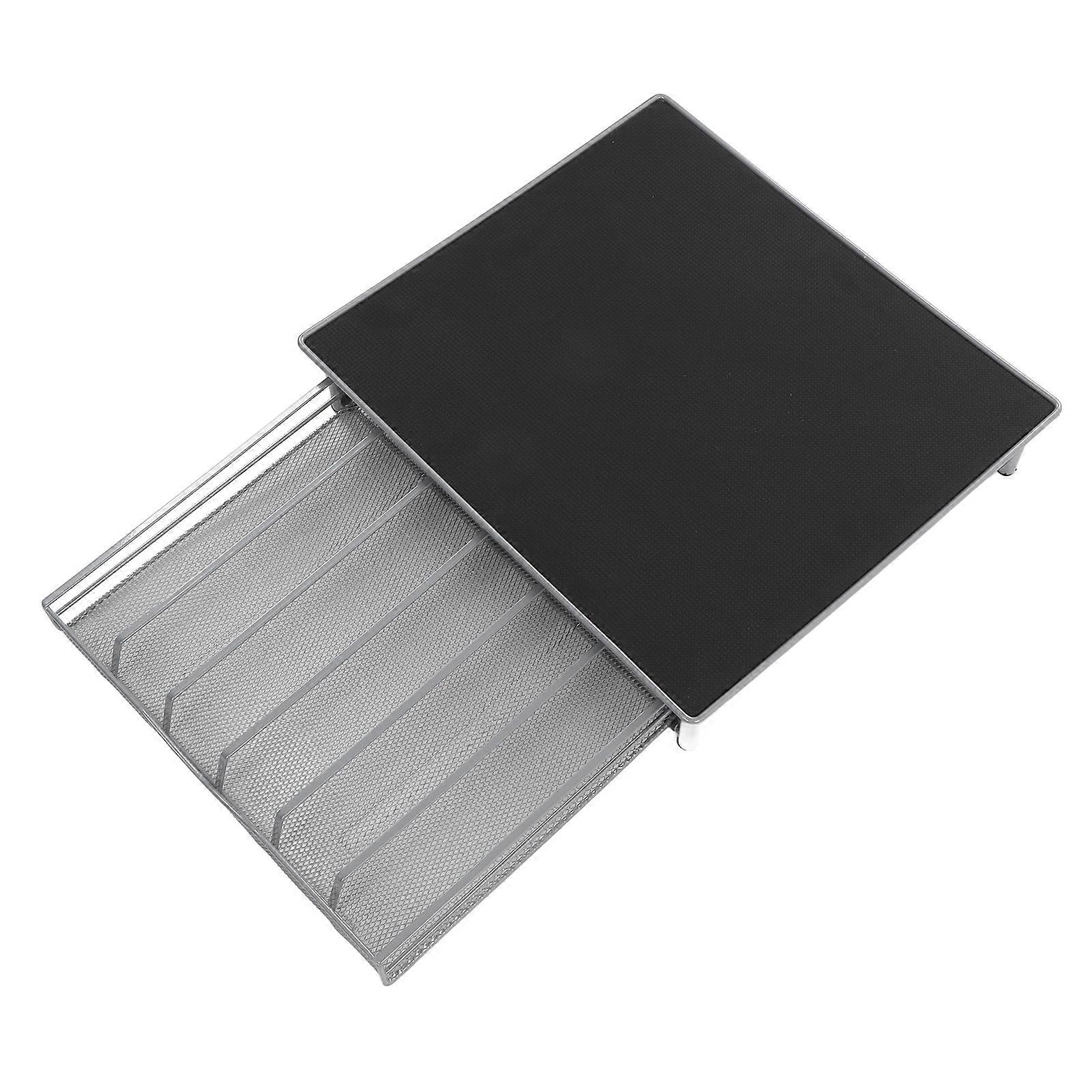 درج تخزين كبسولة القهوة 36 سعة كبسولة حديد تنظيم درج حامل لمكتب المقهى المنزلي