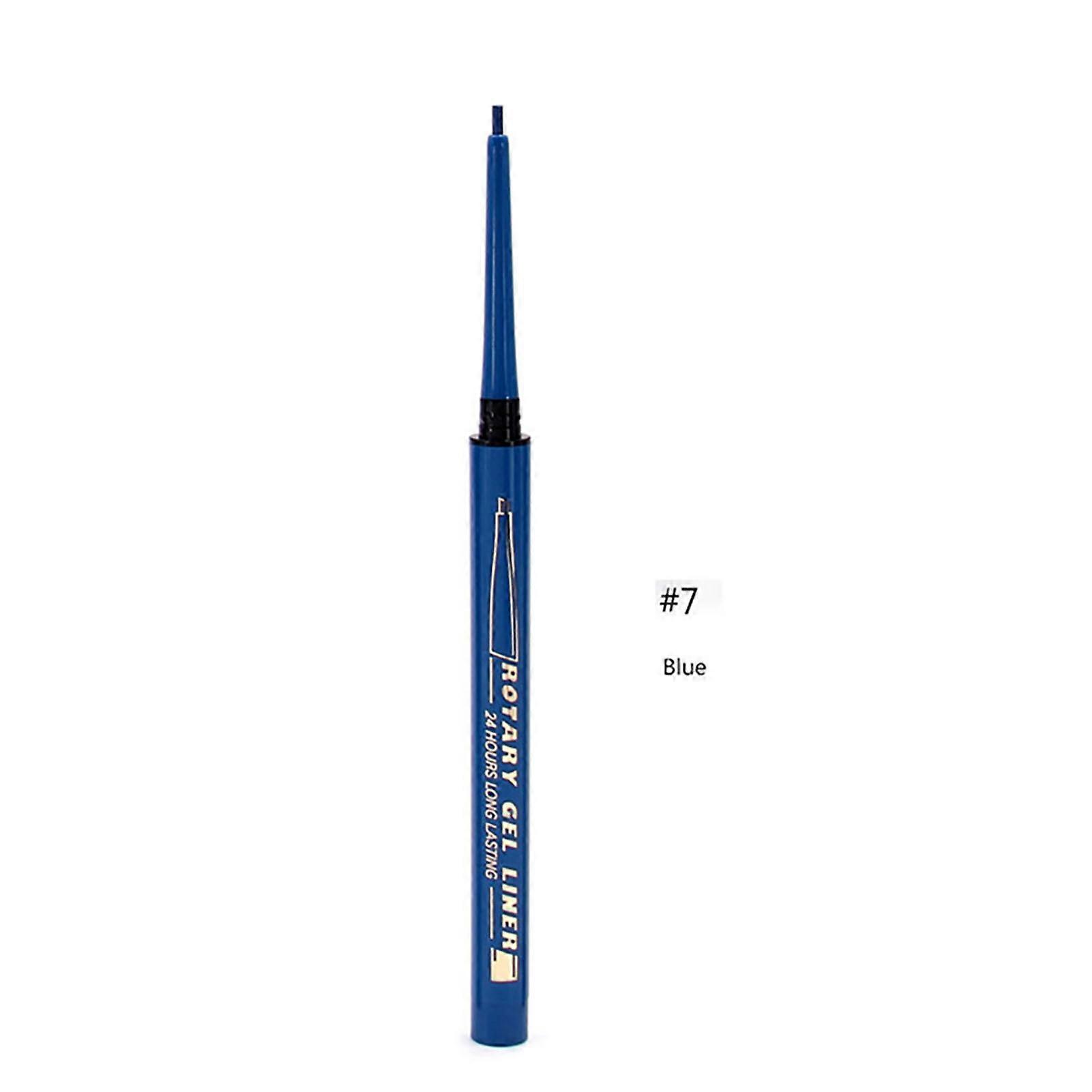 Liquid Eyeliner Pencil Waterproof Eyeliner Stick Eye Makeup Cosmetics Tools 7# Blue