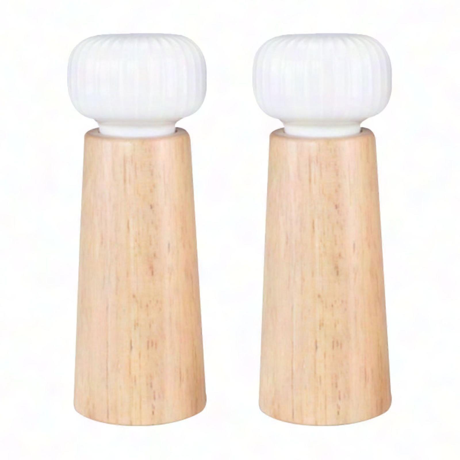 Adjustable Ceramic Core Manual Salt and Pepper Grinder Set