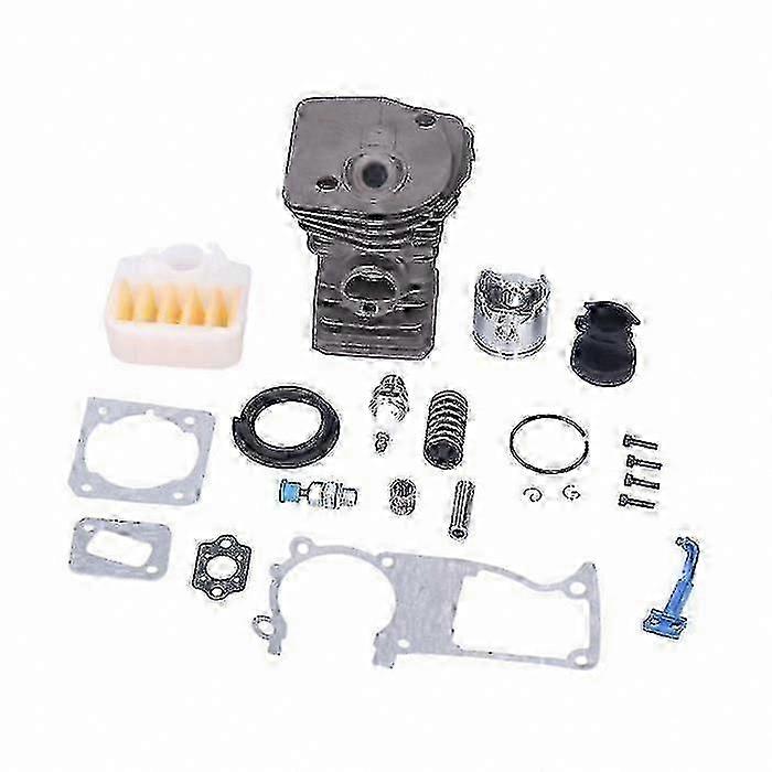 Replacement Parts for HUSQVARNA 340 345 and 350 Chain Saws: Cylinder Piston Air Filter Buffer Paper and Intake Pipe - Model CDSX
