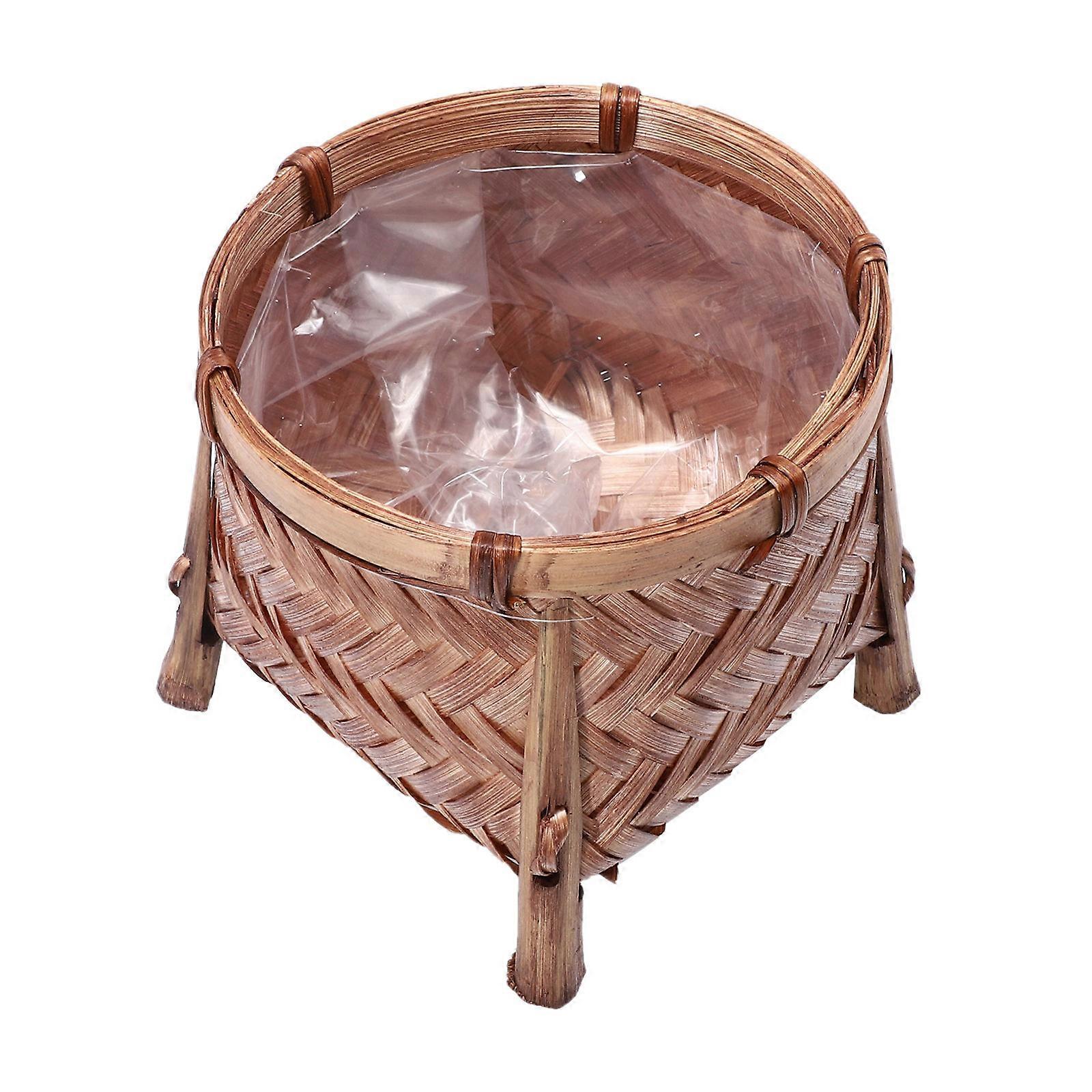 Bamboo Woven Storage Basket for Storage Multi-Purpose Organizer